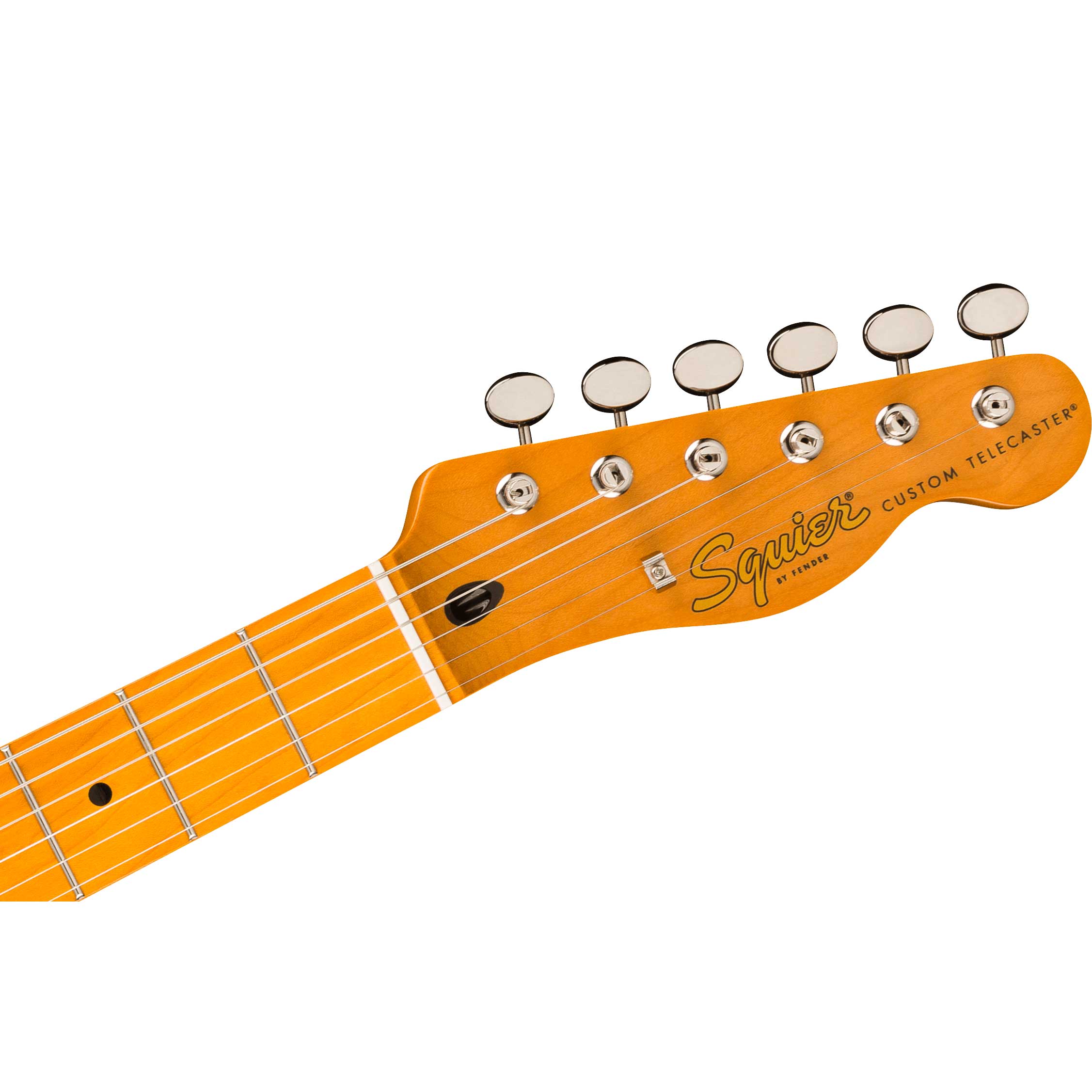 Squier Classic Vibe Custom Telecaster SH with Bigsby Maple Neck Parchment Pickguard Black