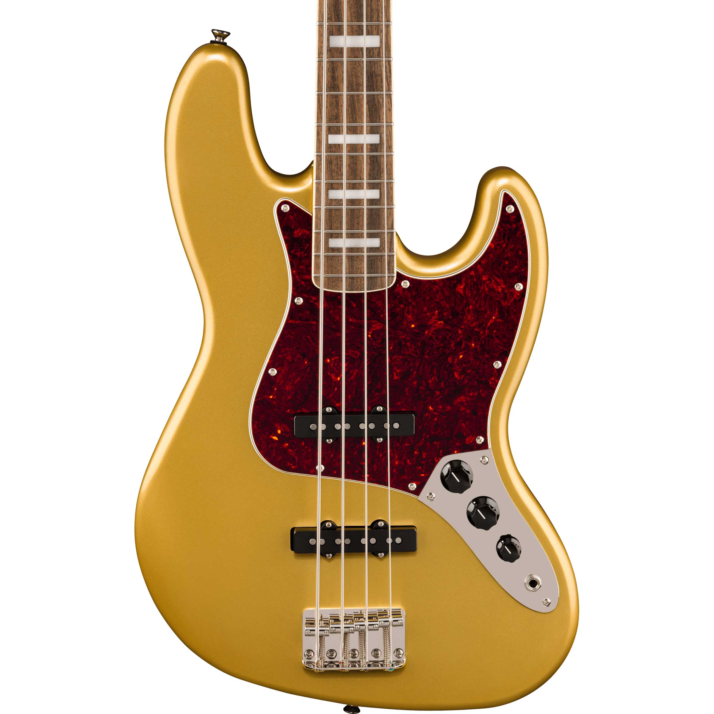 Squier FSR Classic Vibe '70s Jazz Bass Laurel Fingerboard Tortoishell Pickguard Matching Headstock Aztec Gold