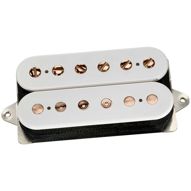 DiMarzio PAF 36th Anniversary Bridge DP223FW+RG Bridge Humbucker White, Rose Gold, F-spaced