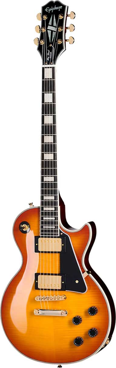 Epiphone Les Paul Custom Figured Ice Tea Burst