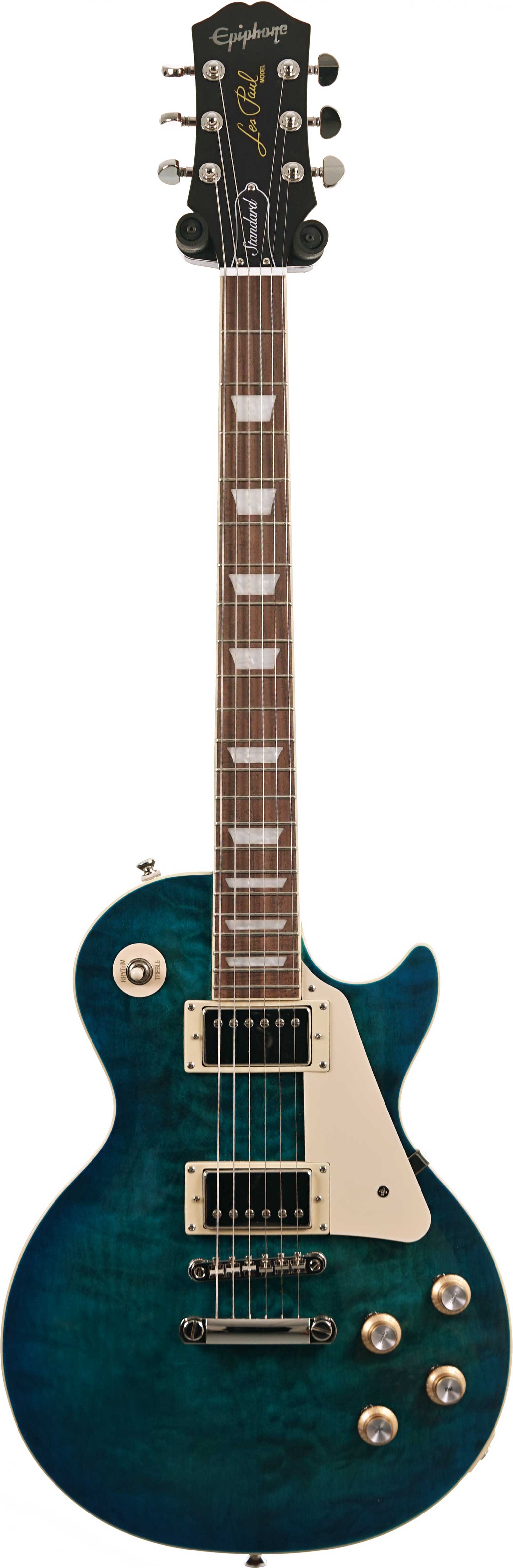 Epiphone Les Paul Standard 60s Quilt Transparent Blue