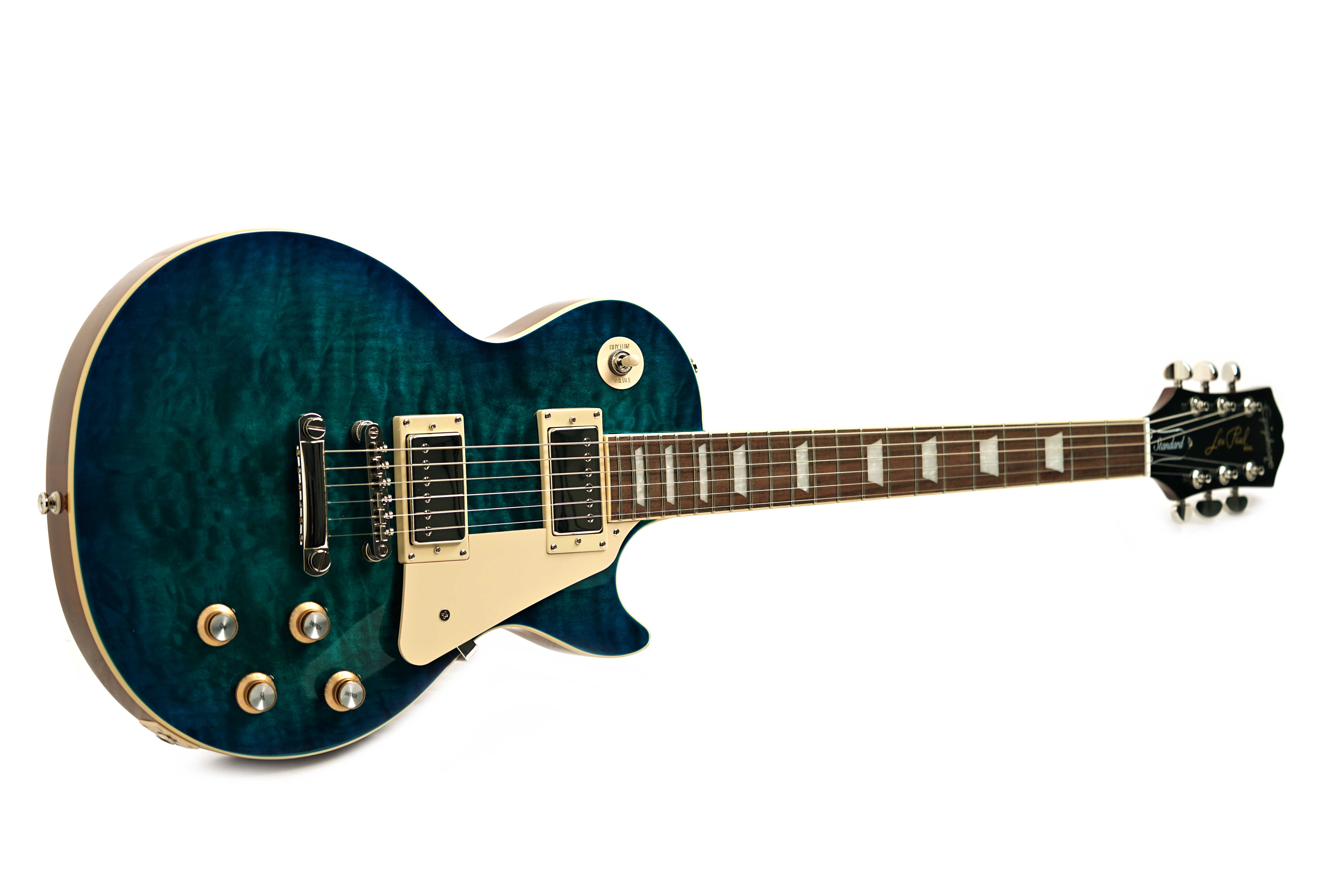 Epiphone Les Paul Standard 60s Quilt Transparent Blue