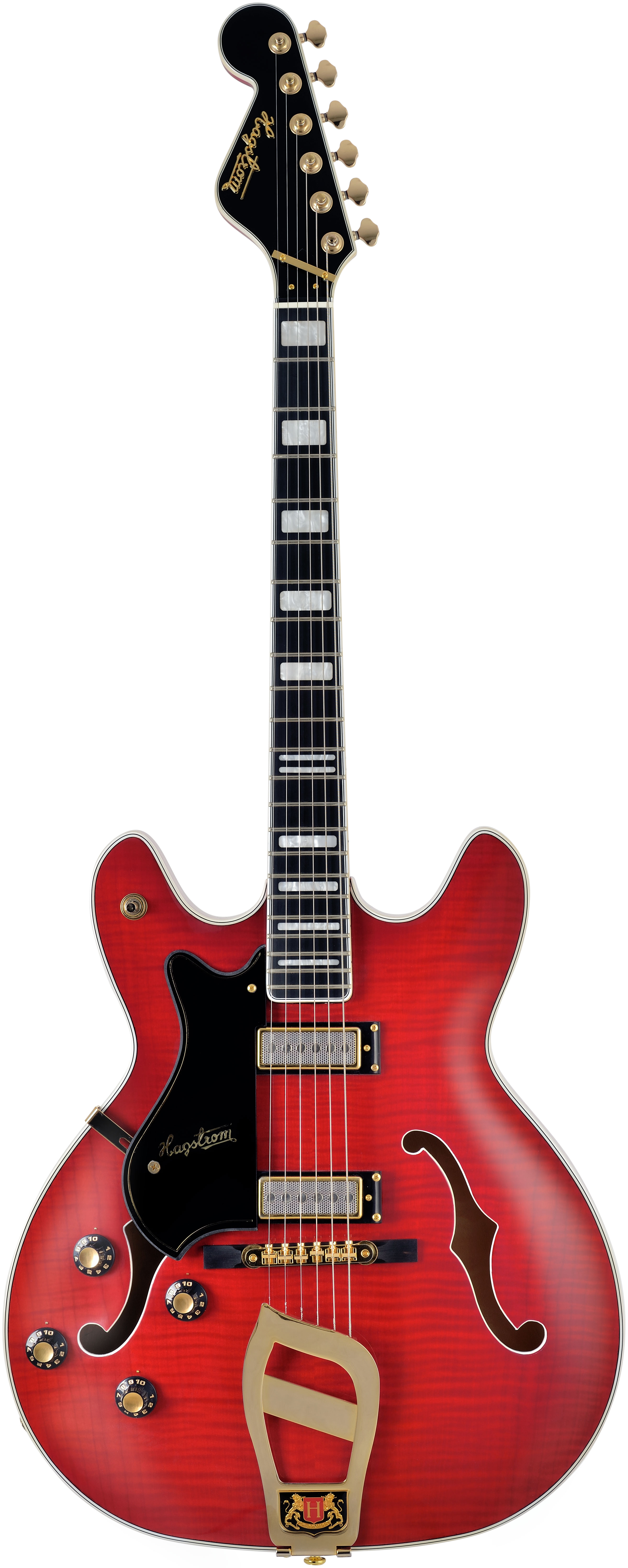 Hagstrom 67 Viking II Wild Cherry Transparent Left Handed