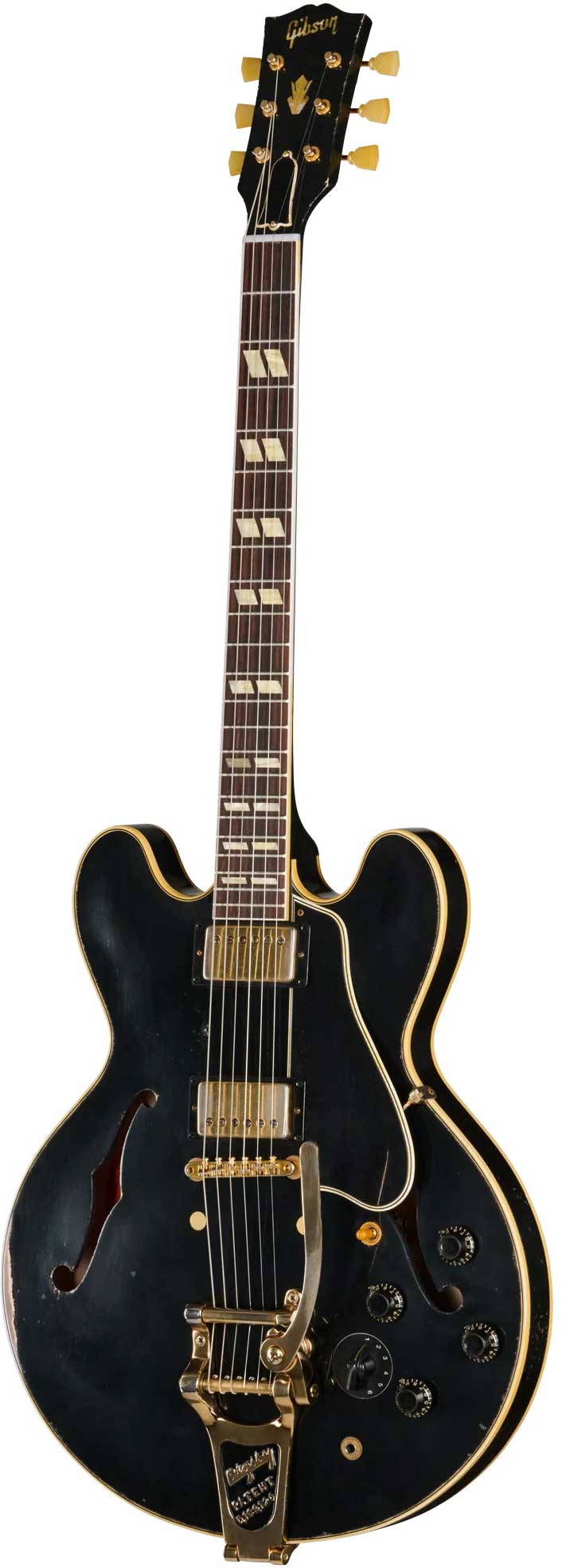 Gibson Custom Shop 1959 ES 345 Varitone Heavy Aged Ebony Bigsby