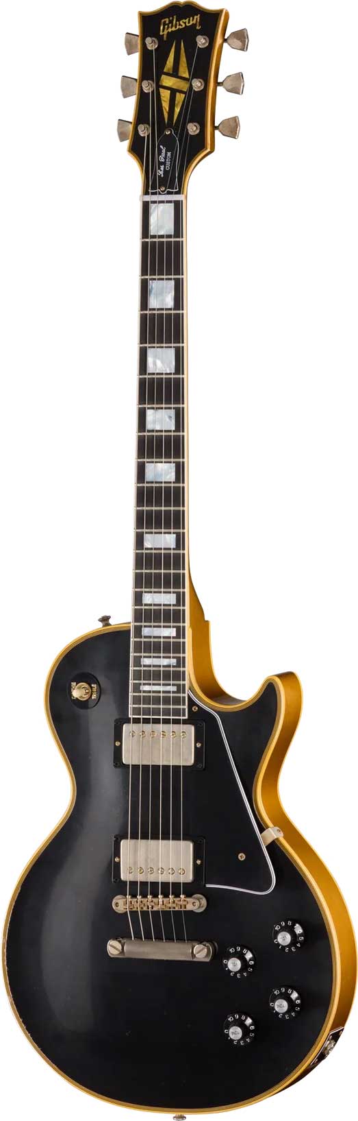 Gibson Custom Shop 1968 Les Paul Custom Ebony Top Gold Back