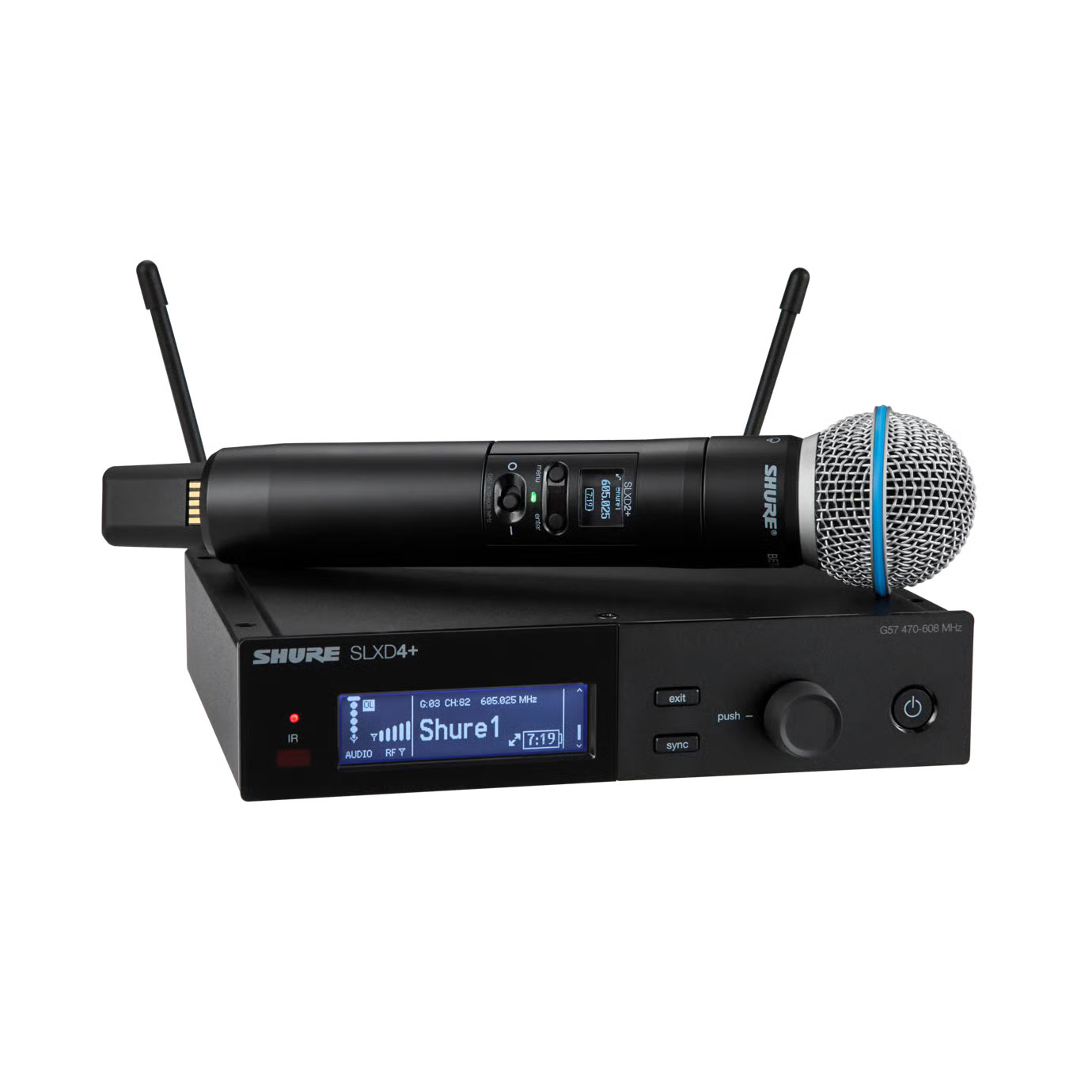 Shure SLXD24+UK/B58-K55 606-694 MHz
