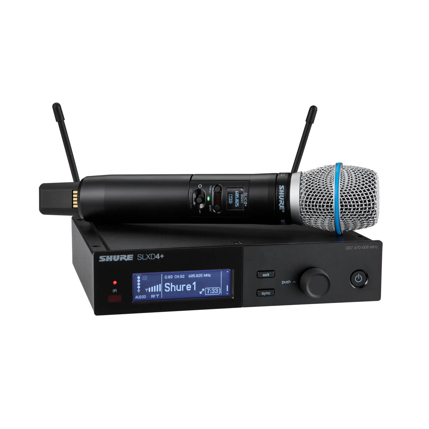 Shure SLXD24+UK/B87A-K55 606-694 MHz