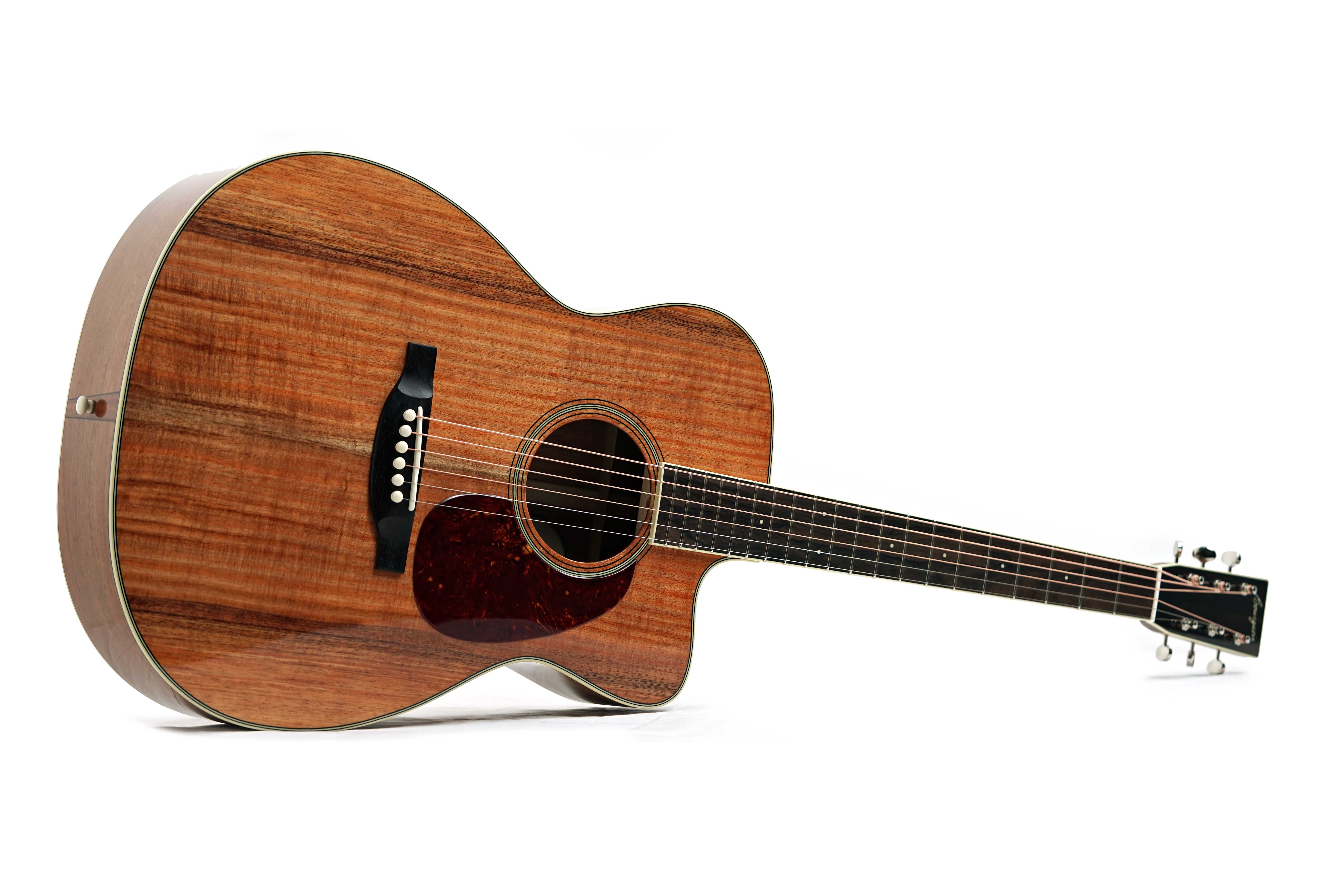 Bourgeois Downeast Series Koa Grand Auditorium Cutaway #T2511278