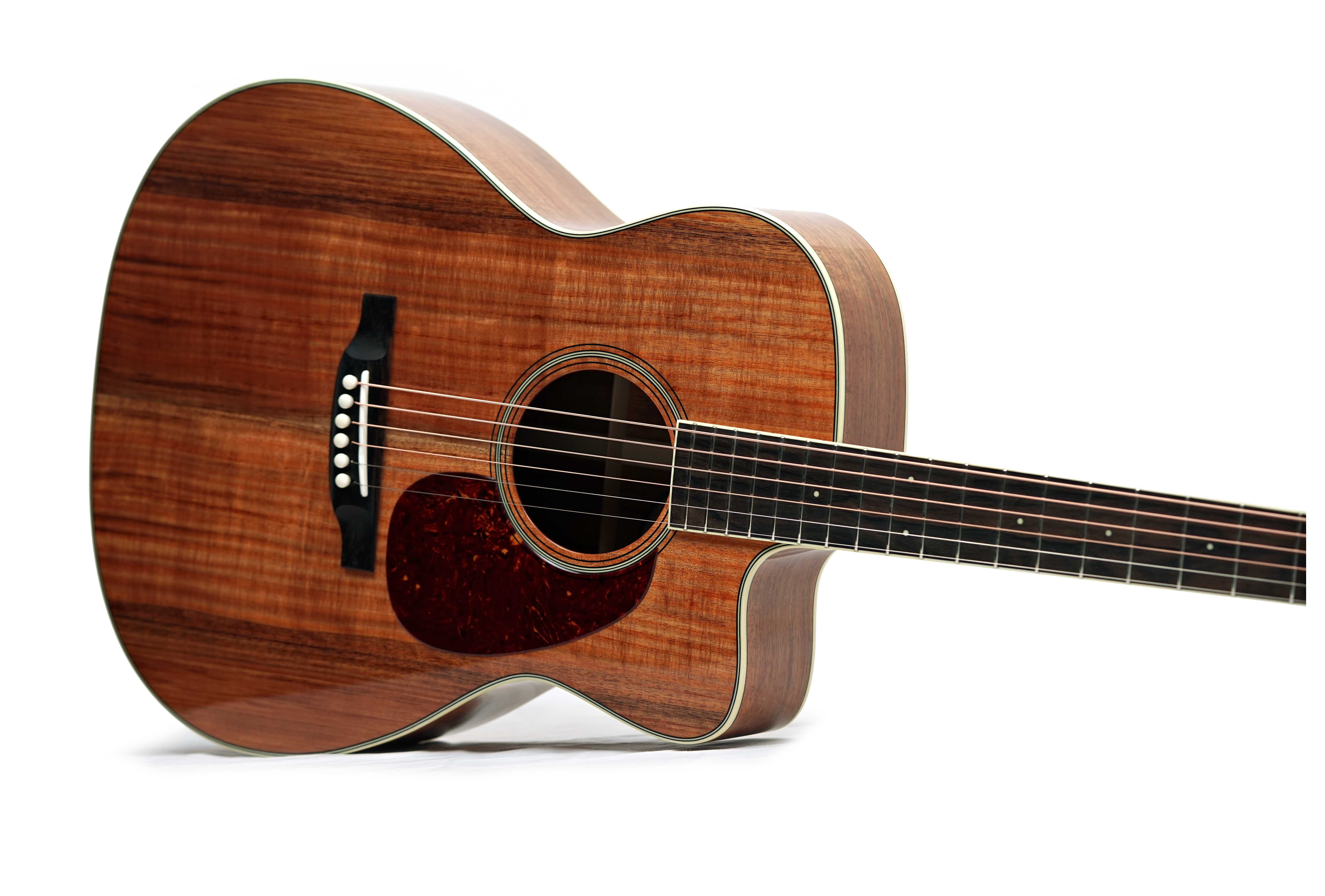 Bourgeois Downeast Series Koa Grand Auditorium Cutaway #T2511278
