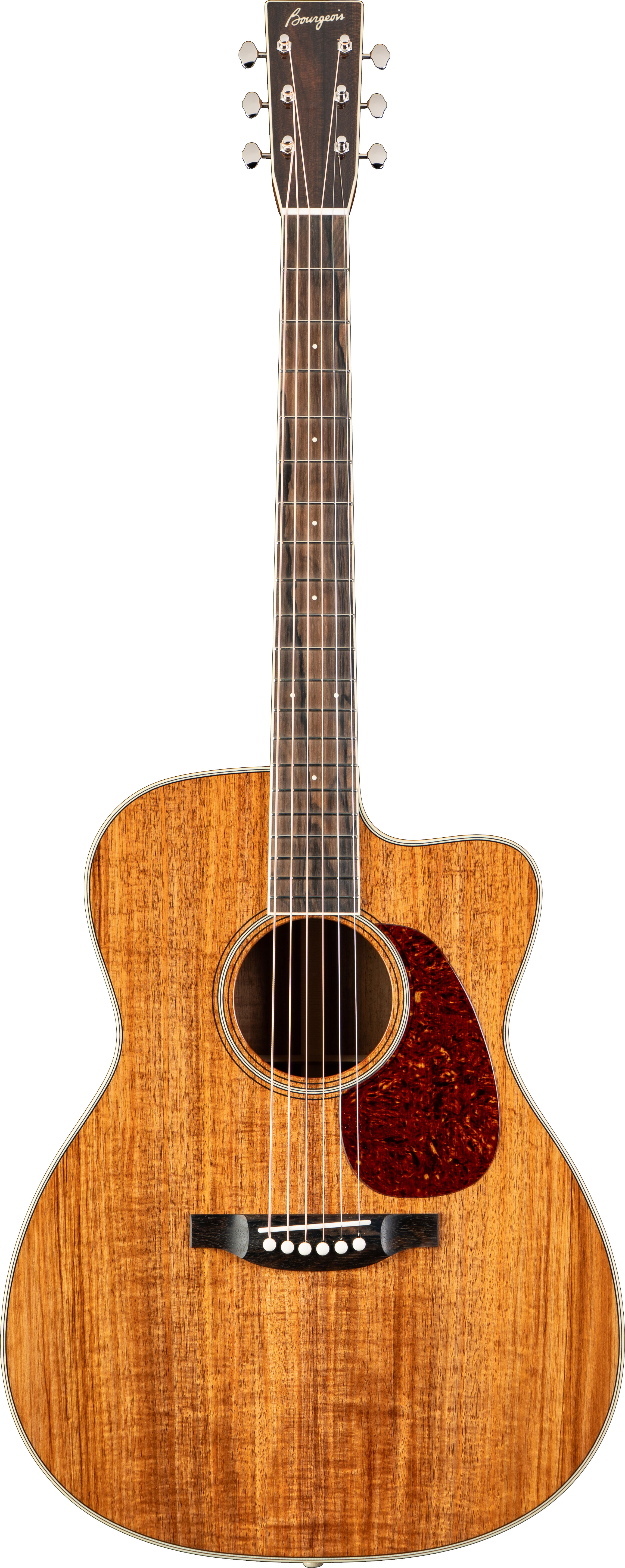 Bourgeois Downeast Series Koa Grand Auditorium Cutaway