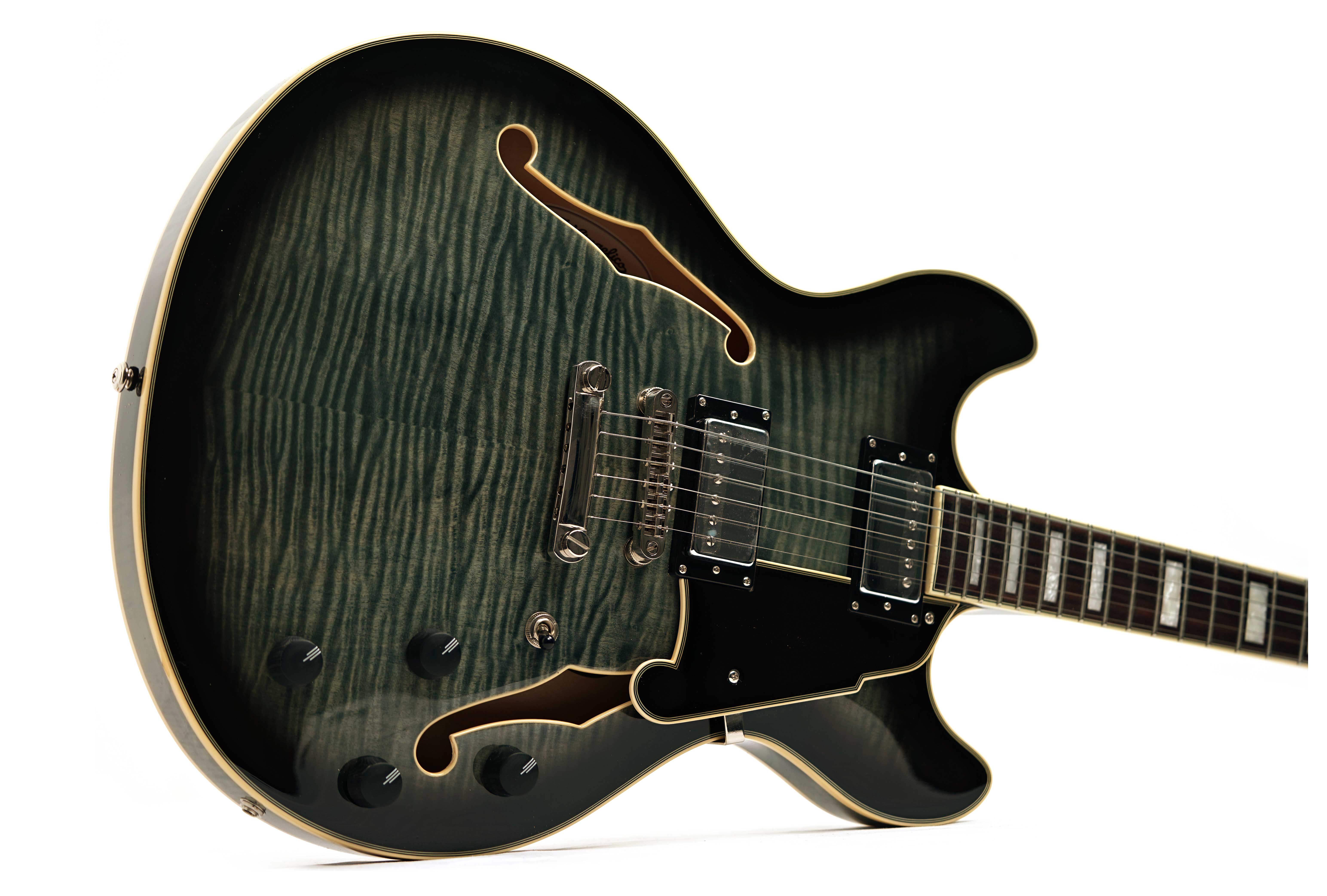 D'Angelico Premier DC Charcoal Burst