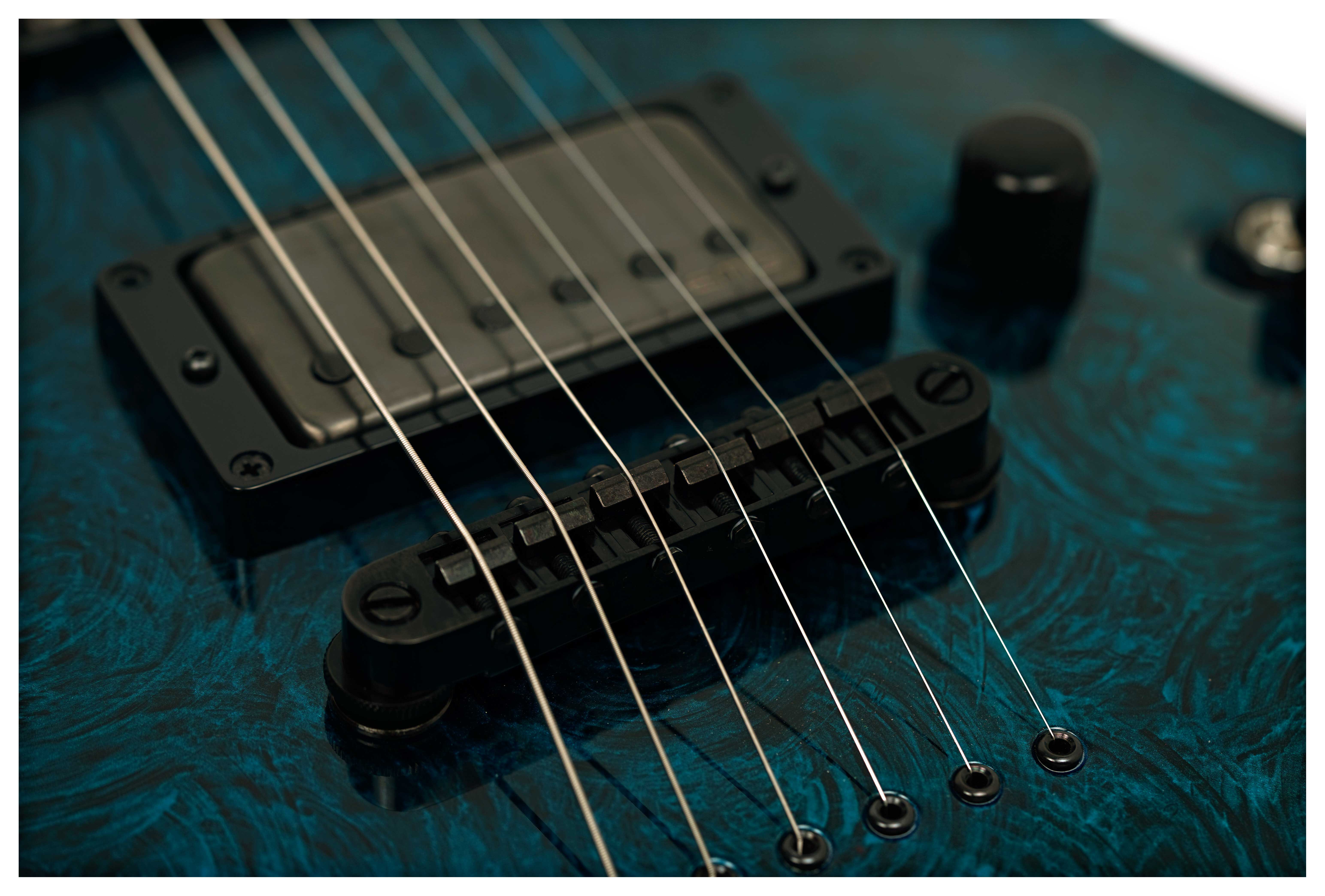 ESP USA Horizon-II SC EMG BH Teal Marble Gloss  (Nearly New) #US24103