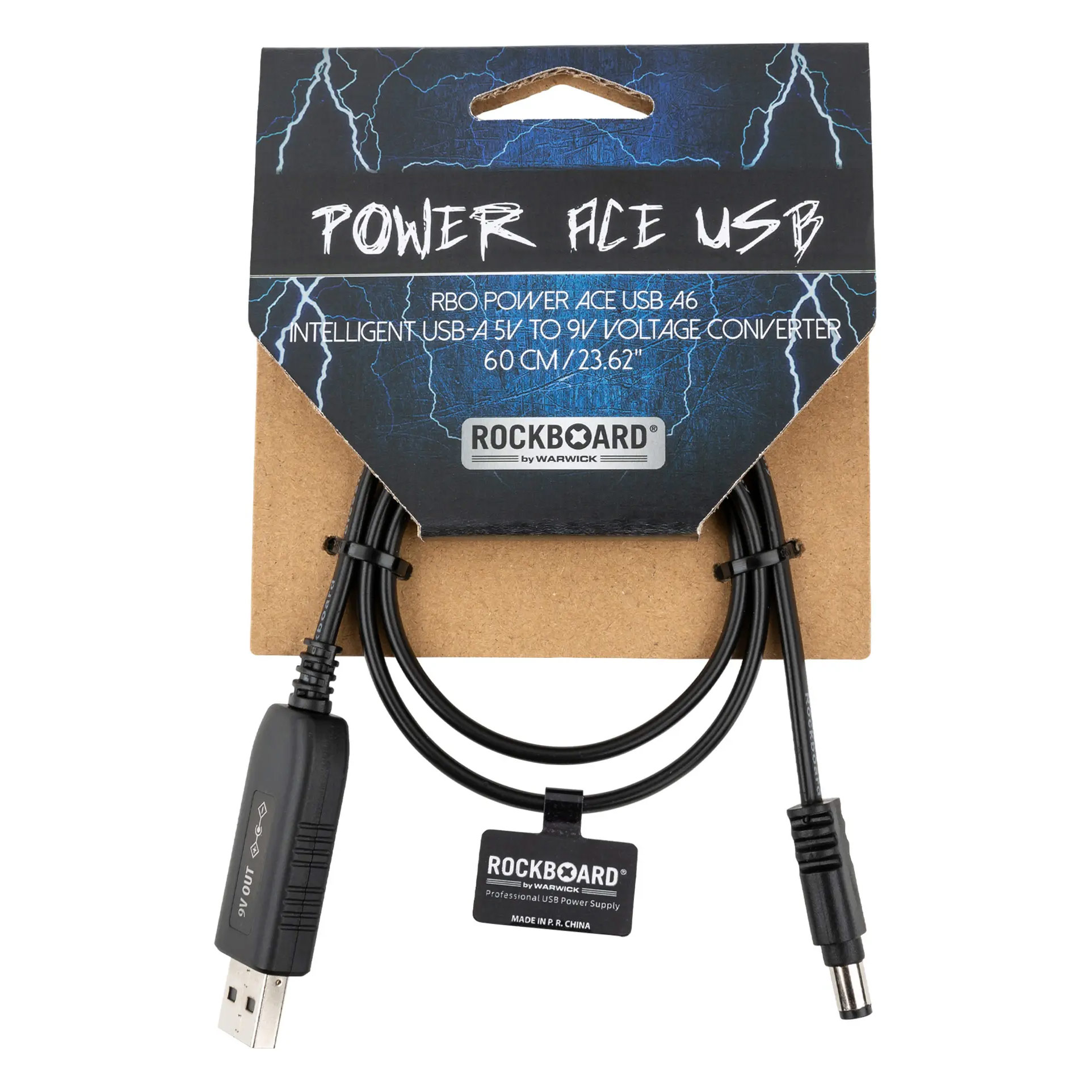 Rockboard Intelligent USB-A 5V To 9V Voltage Converter 60 cm