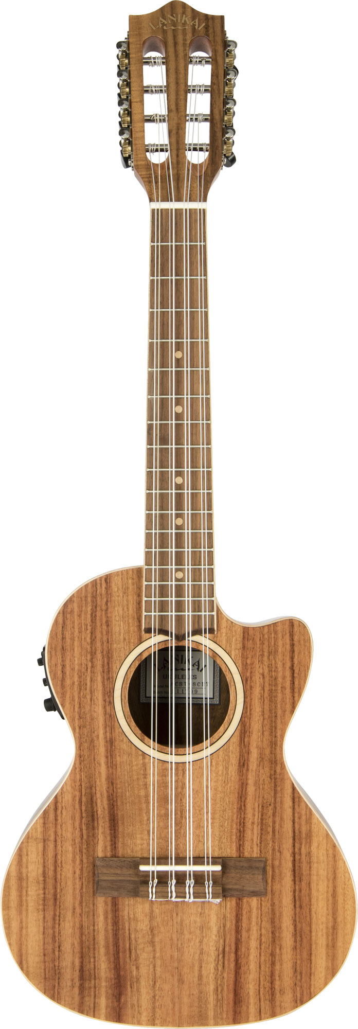 Lanikai Acacia Solid Top ACST-8CET 8-String Ukulele   