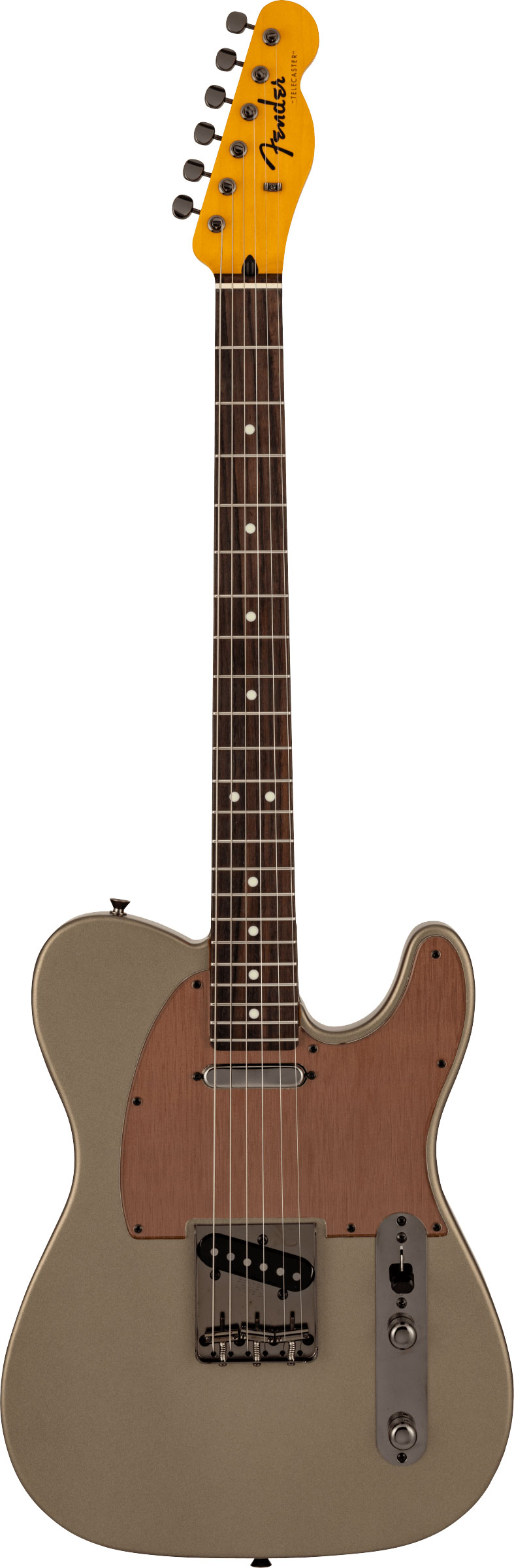 Fender Hybrid II Telecaster Matte Champagne Mirage Rosewood Fingerboard