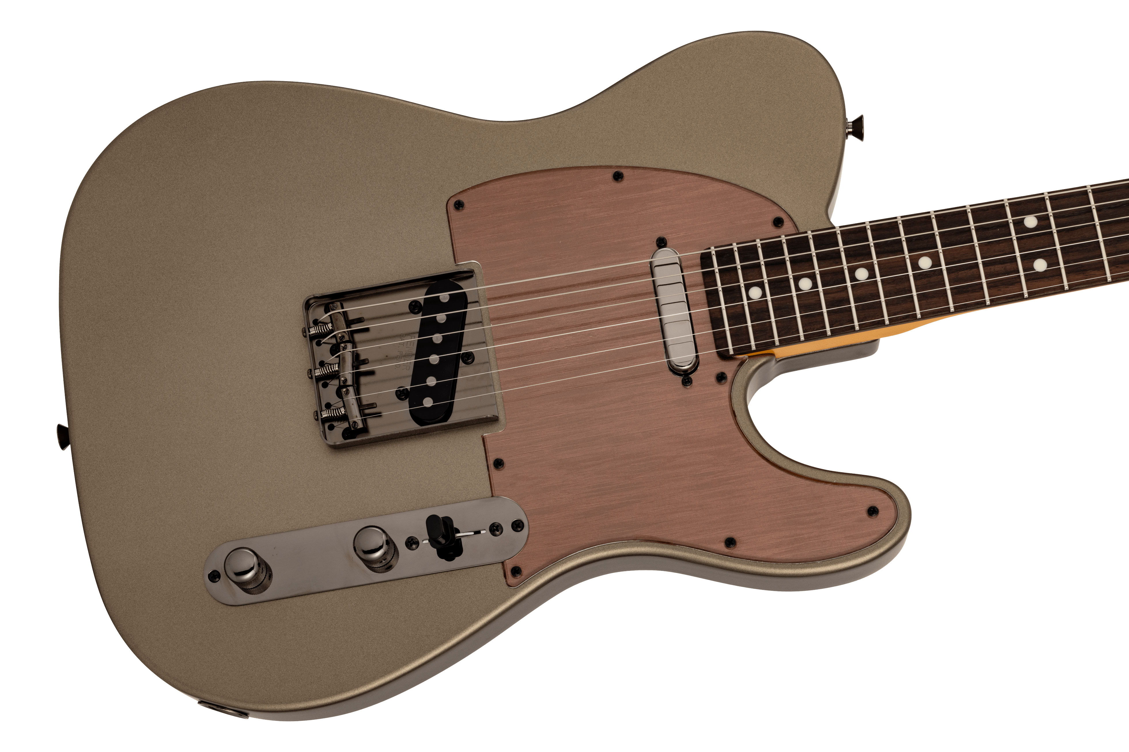 Fender Hybrid II Telecaster Matte Champagne Mirage Rosewood Fingerboard