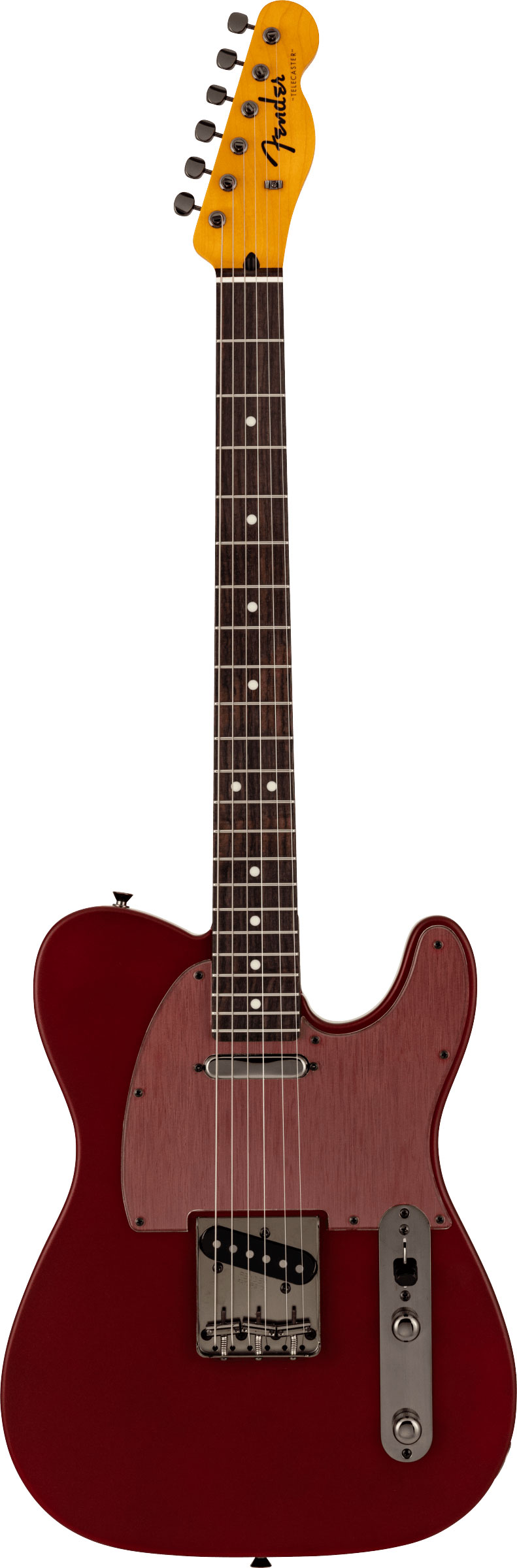 Fender Hybrid II Telecaster Matte Inferno Red Rosewood Fingerboard
