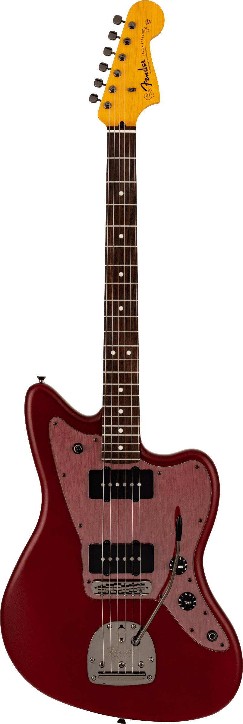Fender Hybrid II Jazzmaster Matte Inferno Red Rosewood Fingerboard