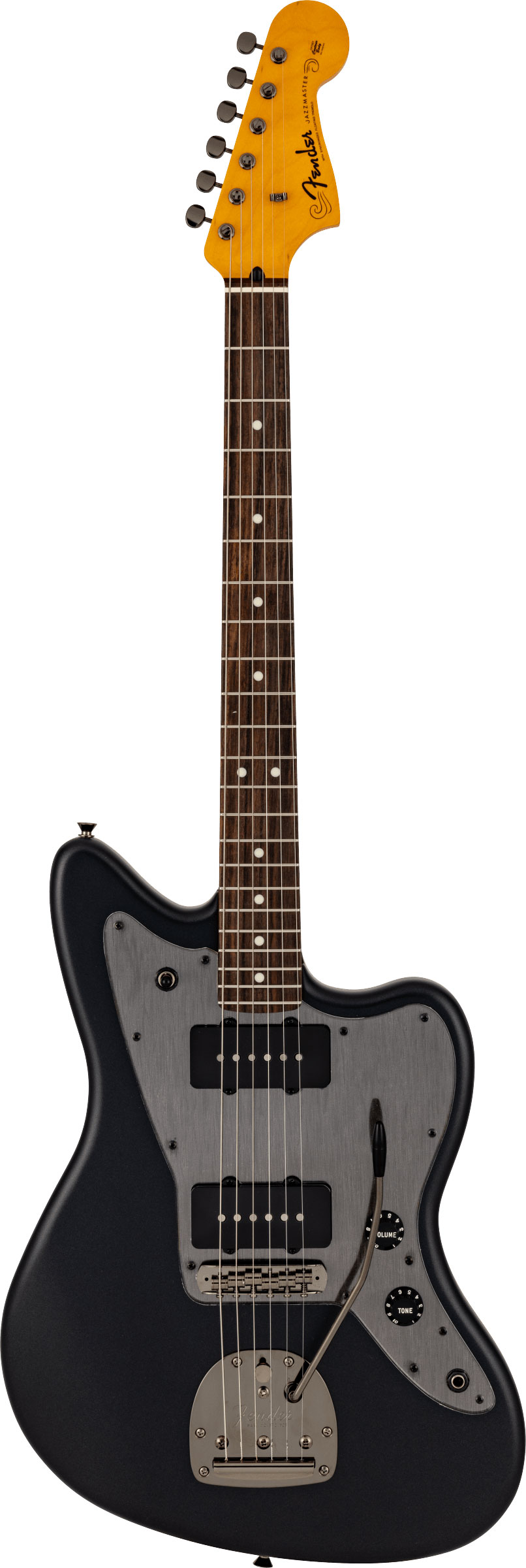 Fender Hybrid II Jazzmaster Matte Phantom Black Rosewood Fingerboard