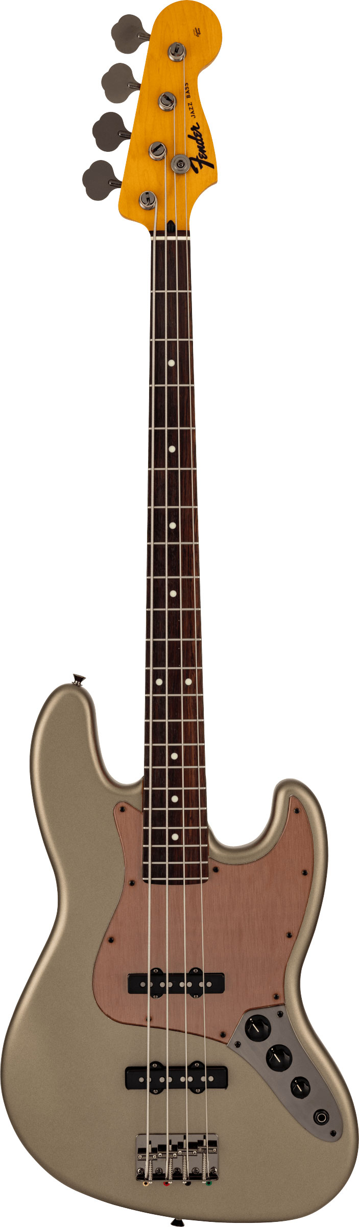 Fender Hybrid II Jazz Bass Matte Champagne Mirage Rosewood Fingerboard
