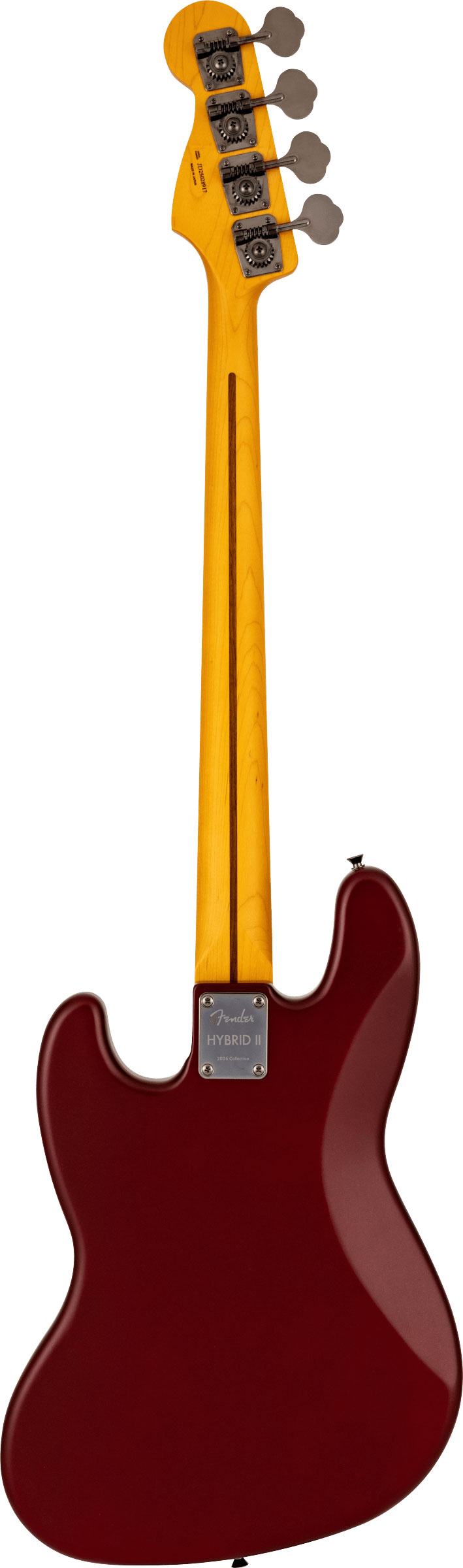 Fender Hybrid II Jazz Bass Matte Inferno Red Rosewood Fingerboard