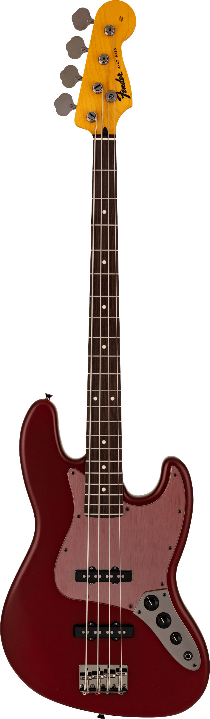 Fender Hybrid II Jazz Bass Matte Inferno Red Rosewood Fingerboard