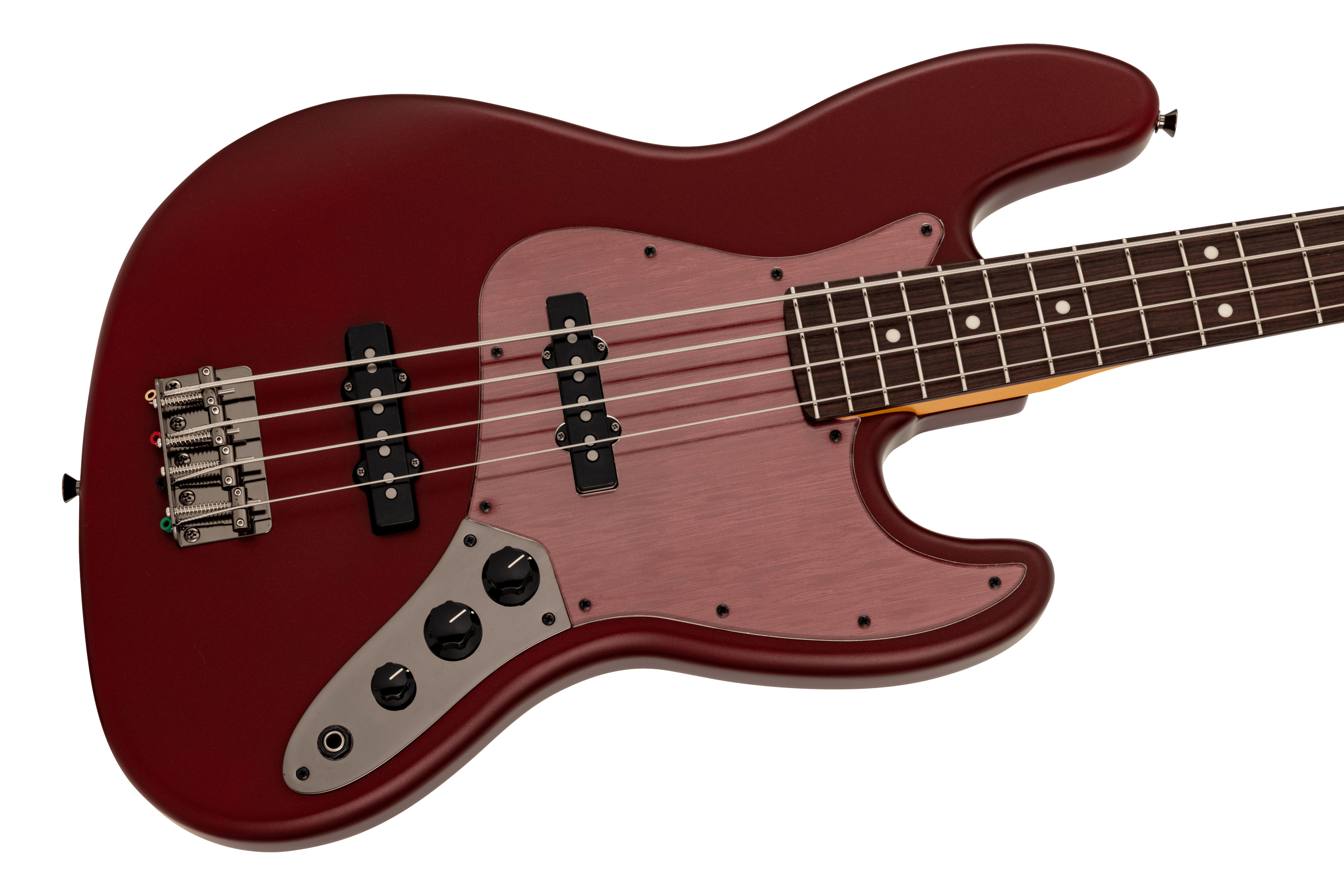 Fender Hybrid II Jazz Bass Matte Inferno Red Rosewood Fingerboard