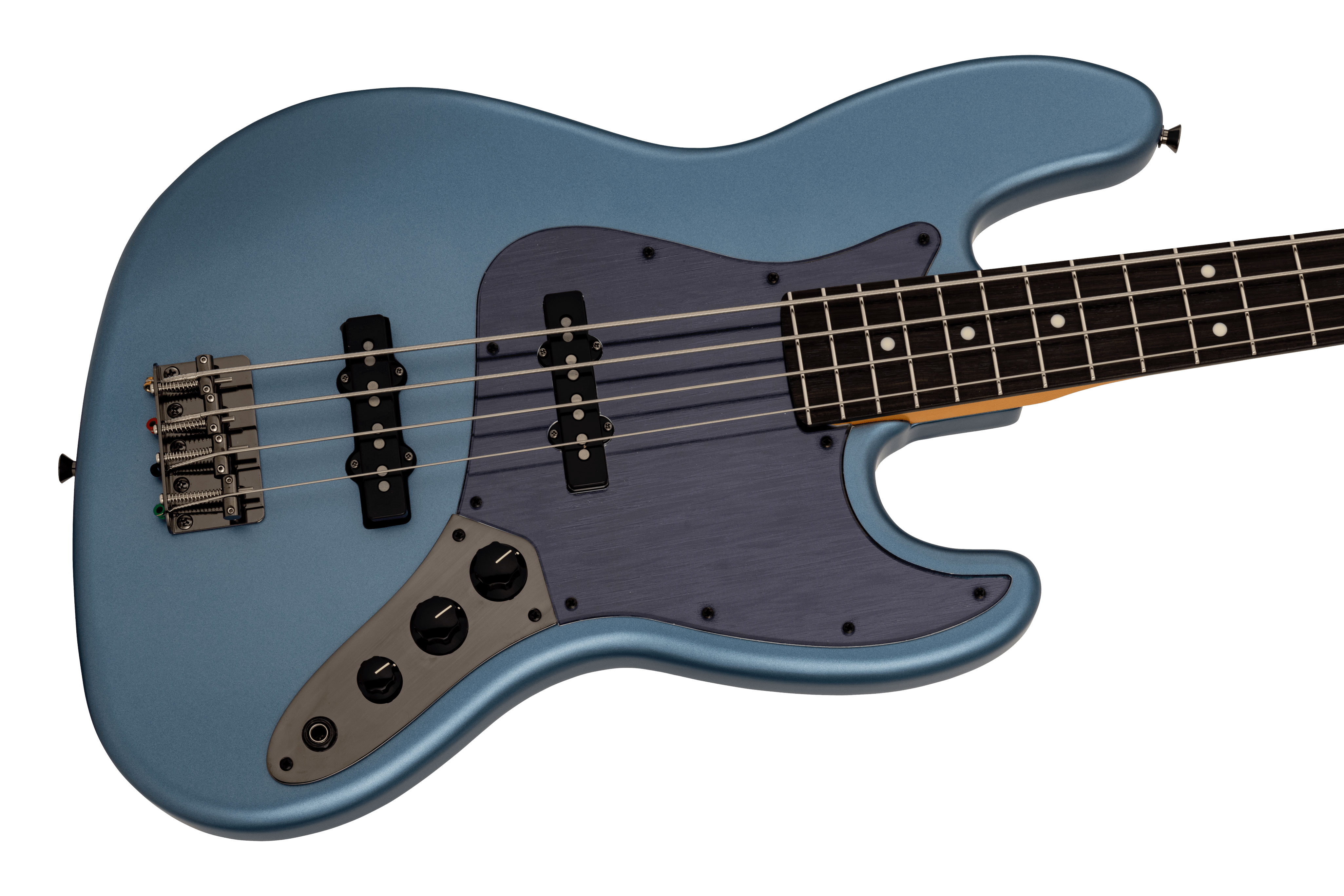 Fender Hybrid II Jazz Bass Matte Aero Blue Rosewood Fingerboard