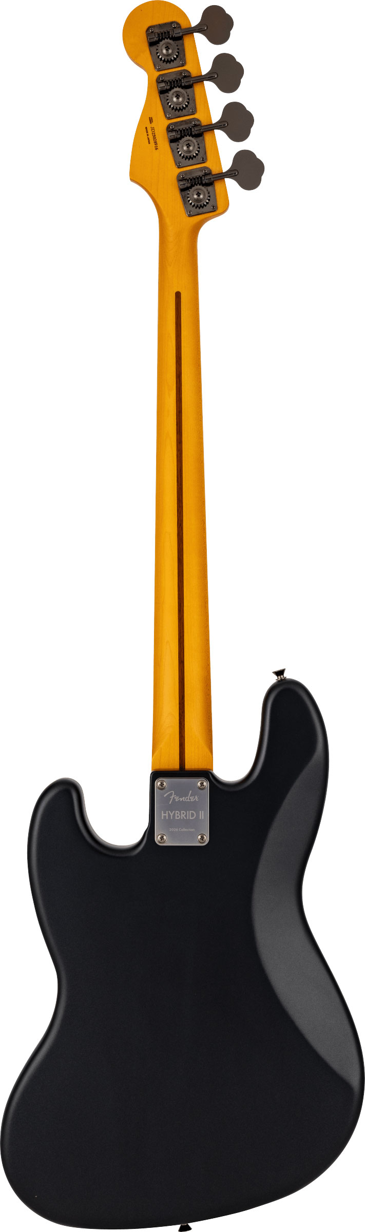 Fender Hybrid II Jazz Bass Matte Phantom Black Rosewood Fingerboard