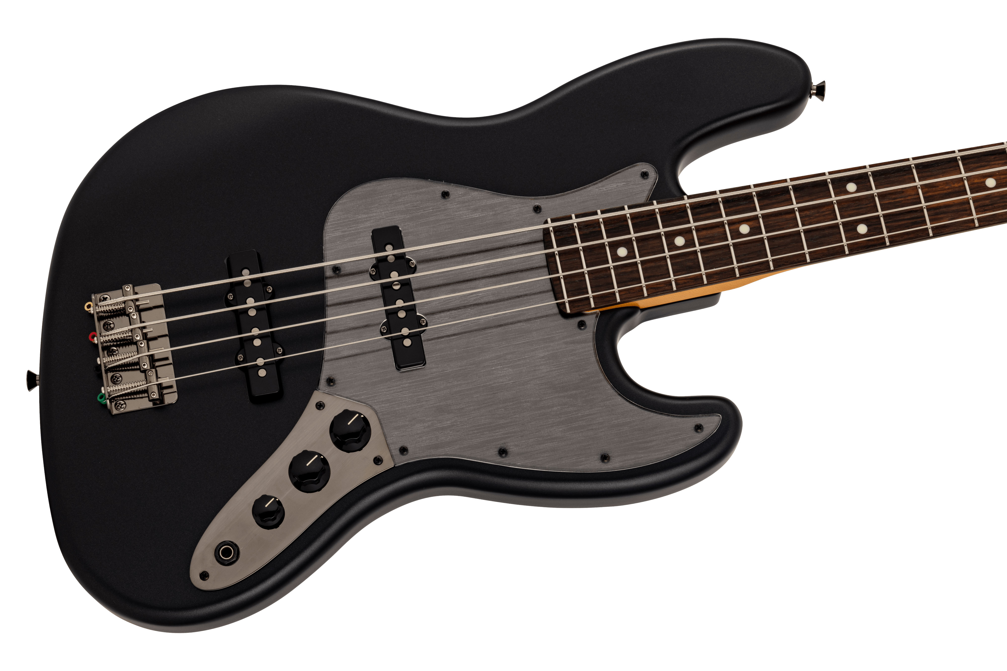 Fender Hybrid II Jazz Bass Matte Phantom Black Rosewood Fingerboard