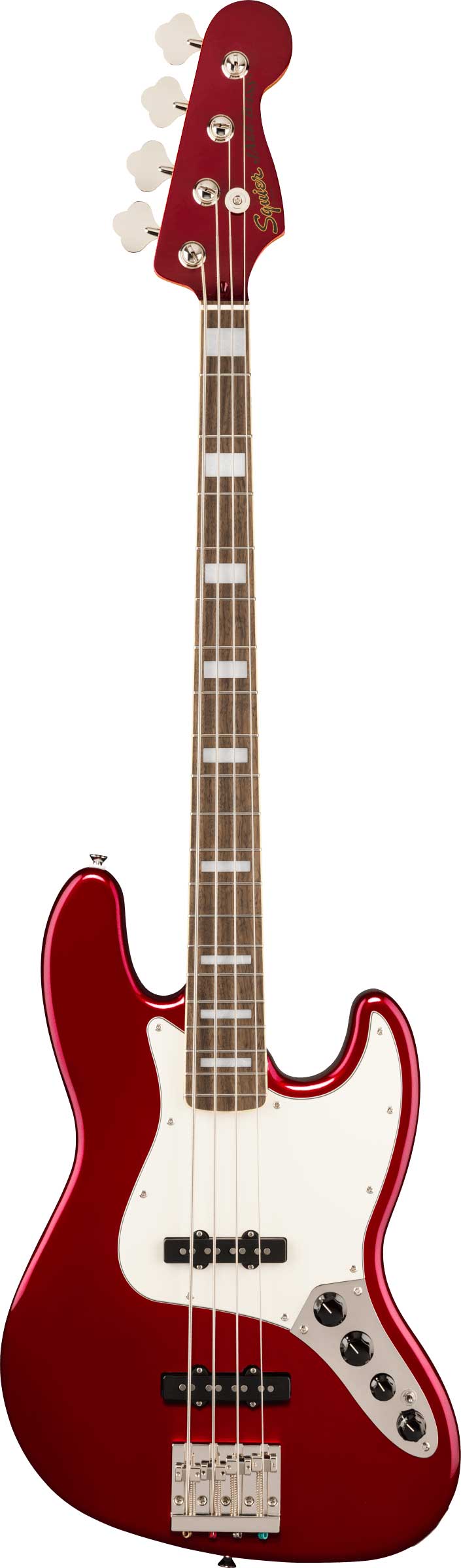 Squier FSR Classic Vibe Active 70s Jazz Bass Matching Headstock Candy Apple Red Indian Laurel Fingerboard