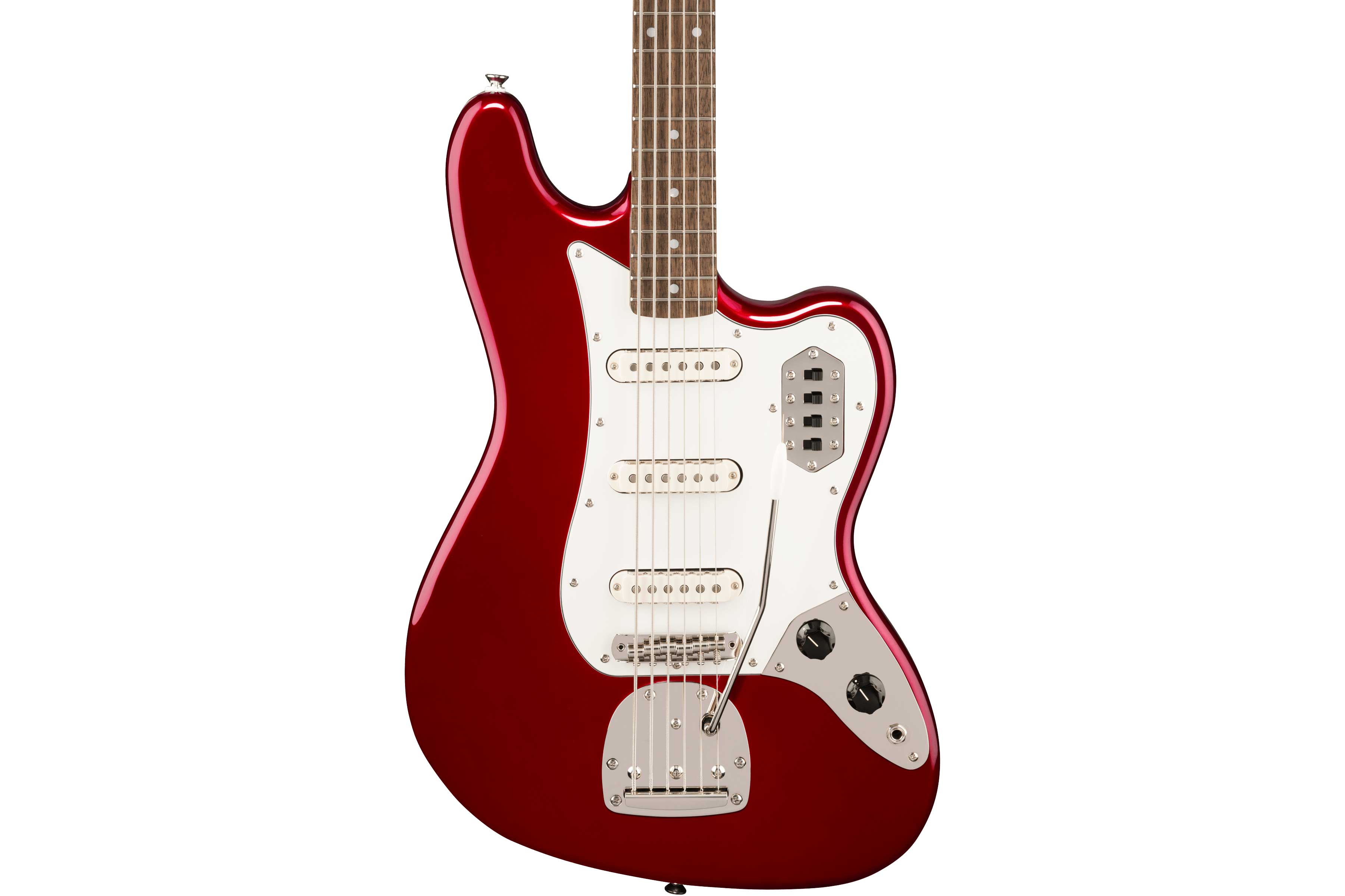 Squier FSR Classic Vibe Bass VI Matching Headstock Candy Apple Red Indian Laurel Fingerboard