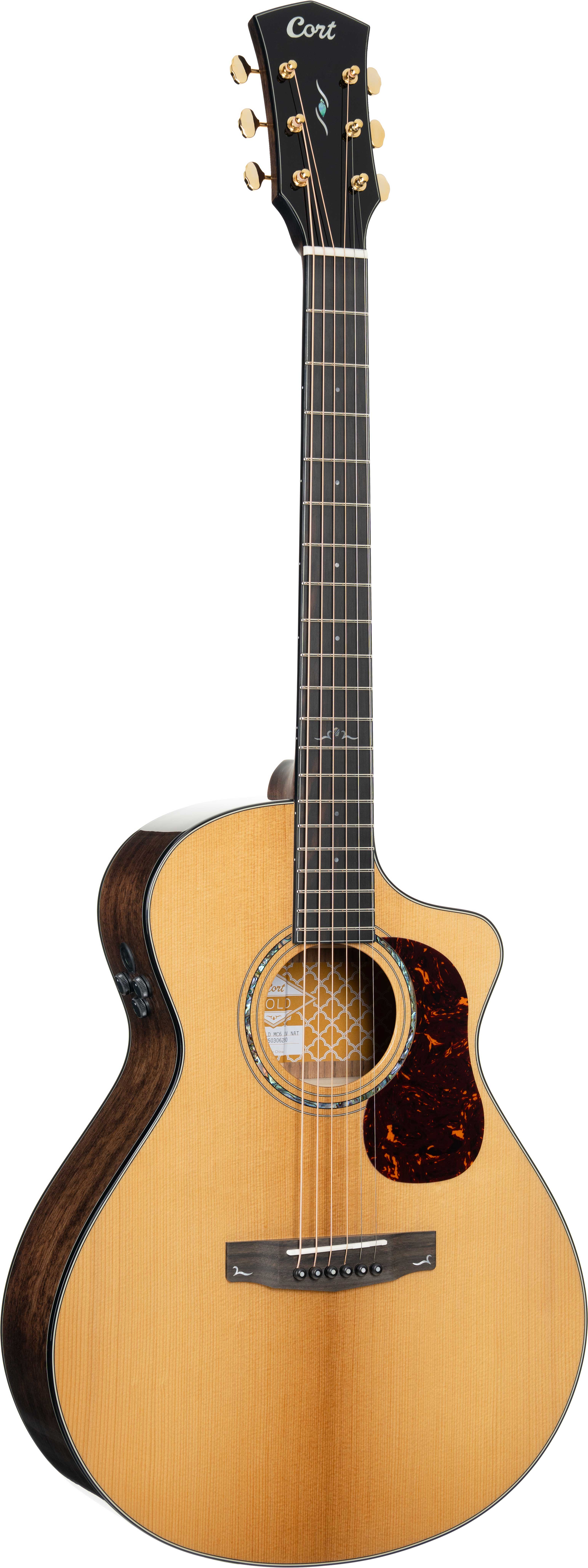 Cort Gold MC6 Ovangkol Natural Gloss