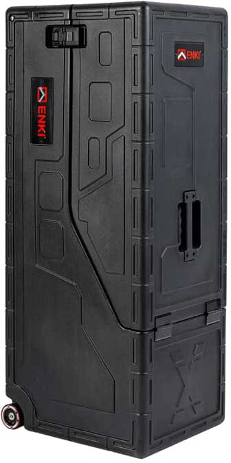 ENKI X-3 3 Electric/ 2 Acoustic Guitar Case Black