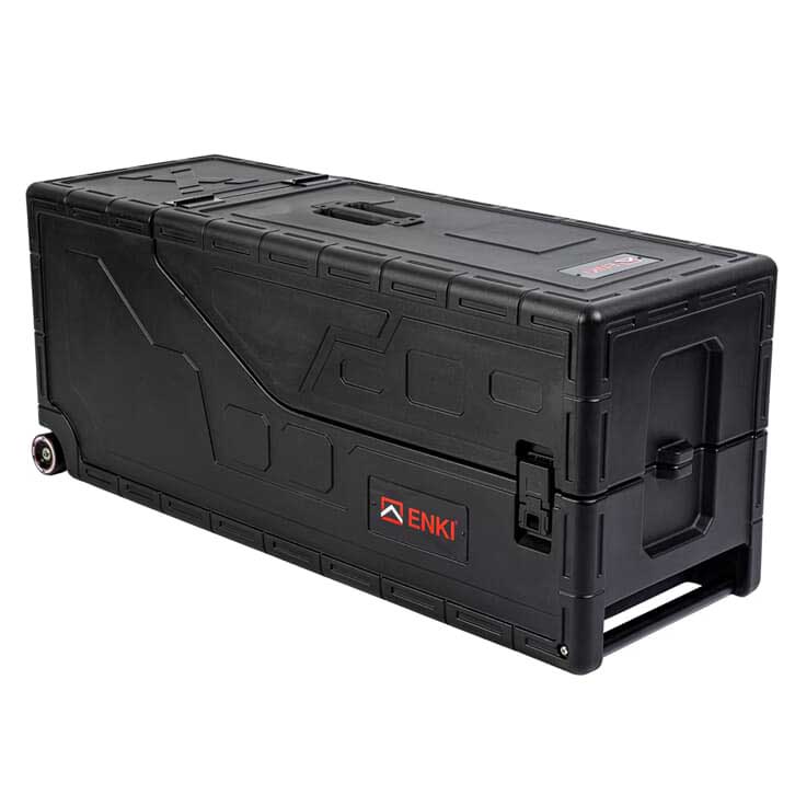 ENKI X-3 3 Electric/ 2 Acoustic Guitar Case Black