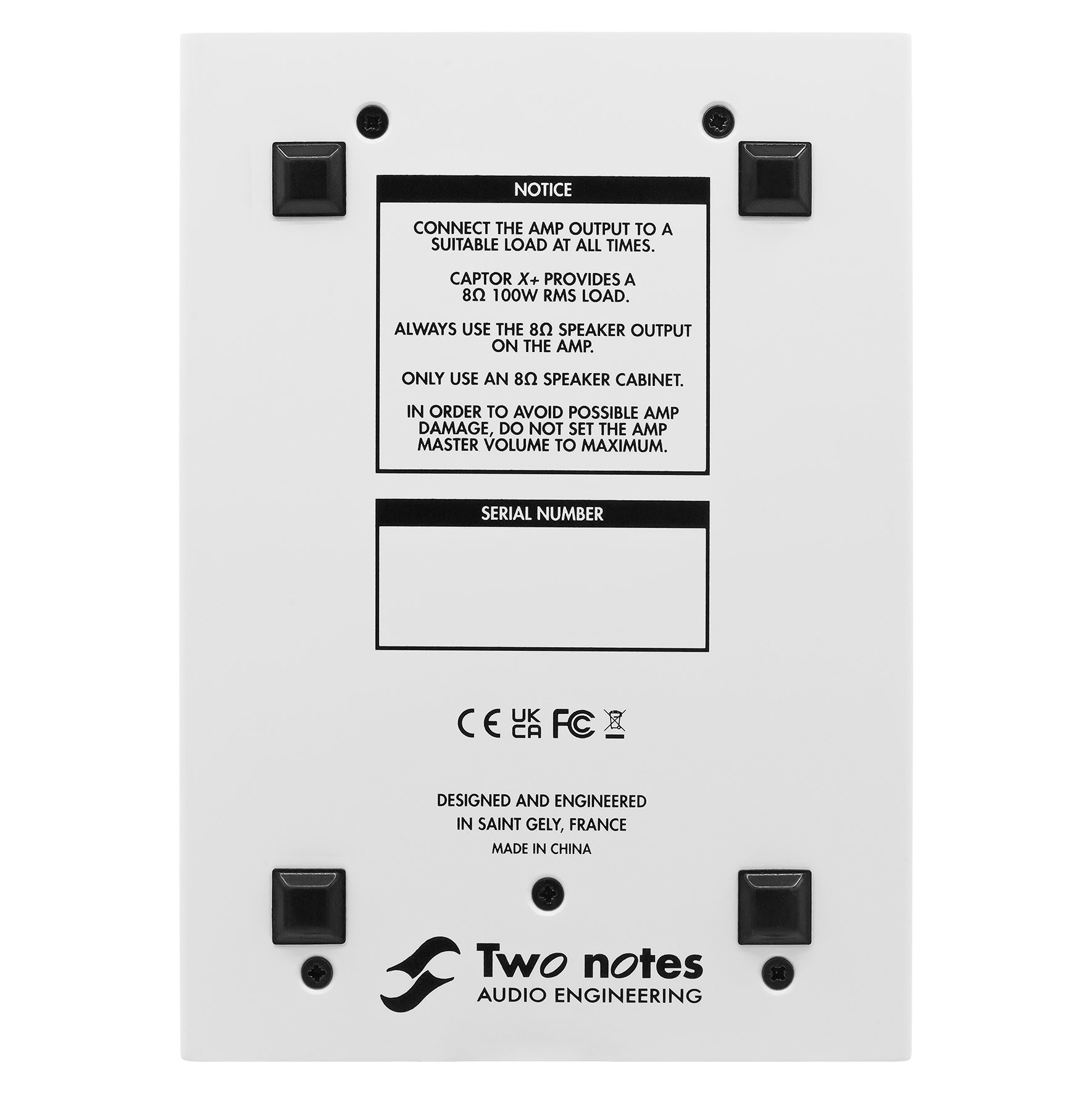 Two Notes Torpedo Captor X + 8 Ohm