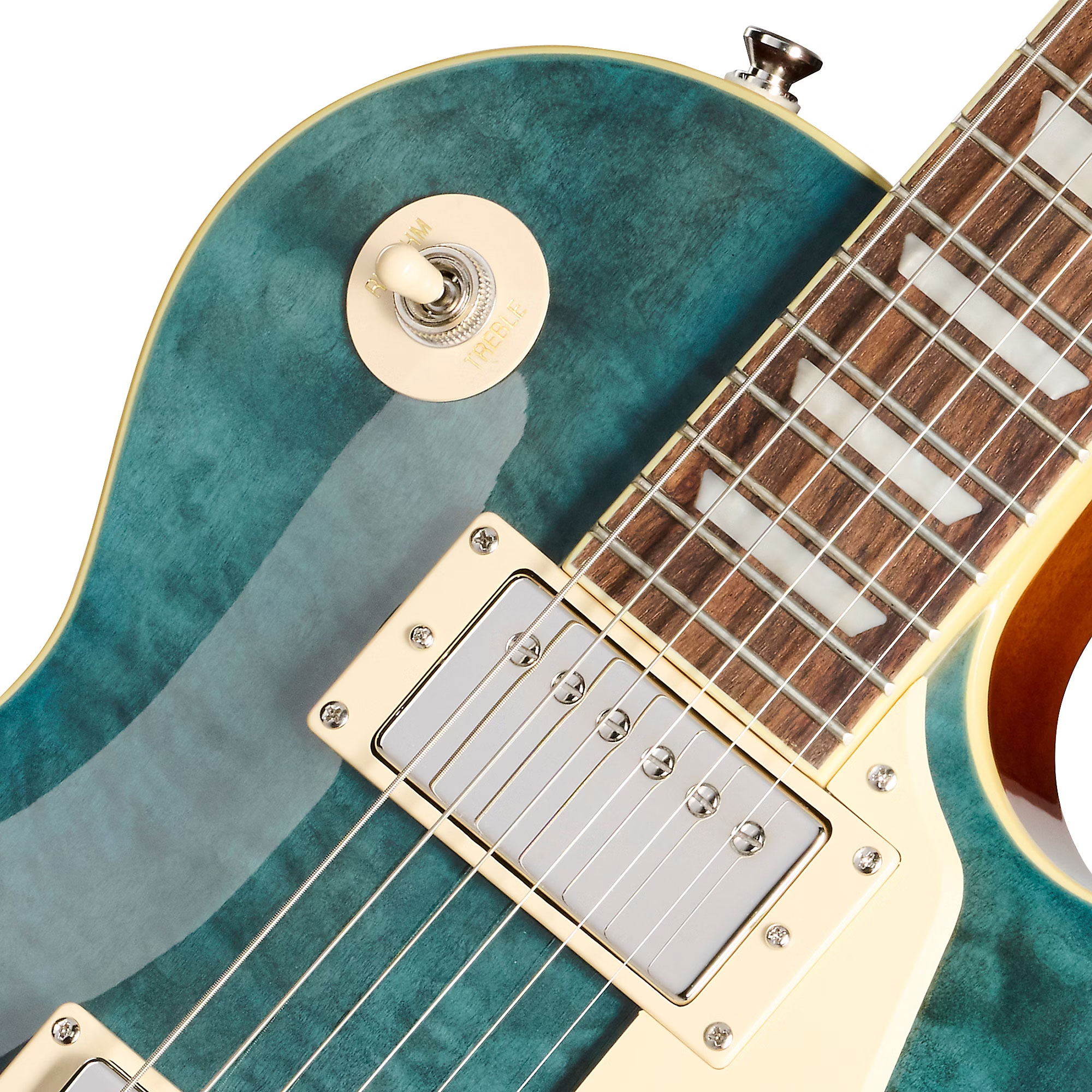 Epiphone Les Paul Standard 60s Quilt Trans Blue