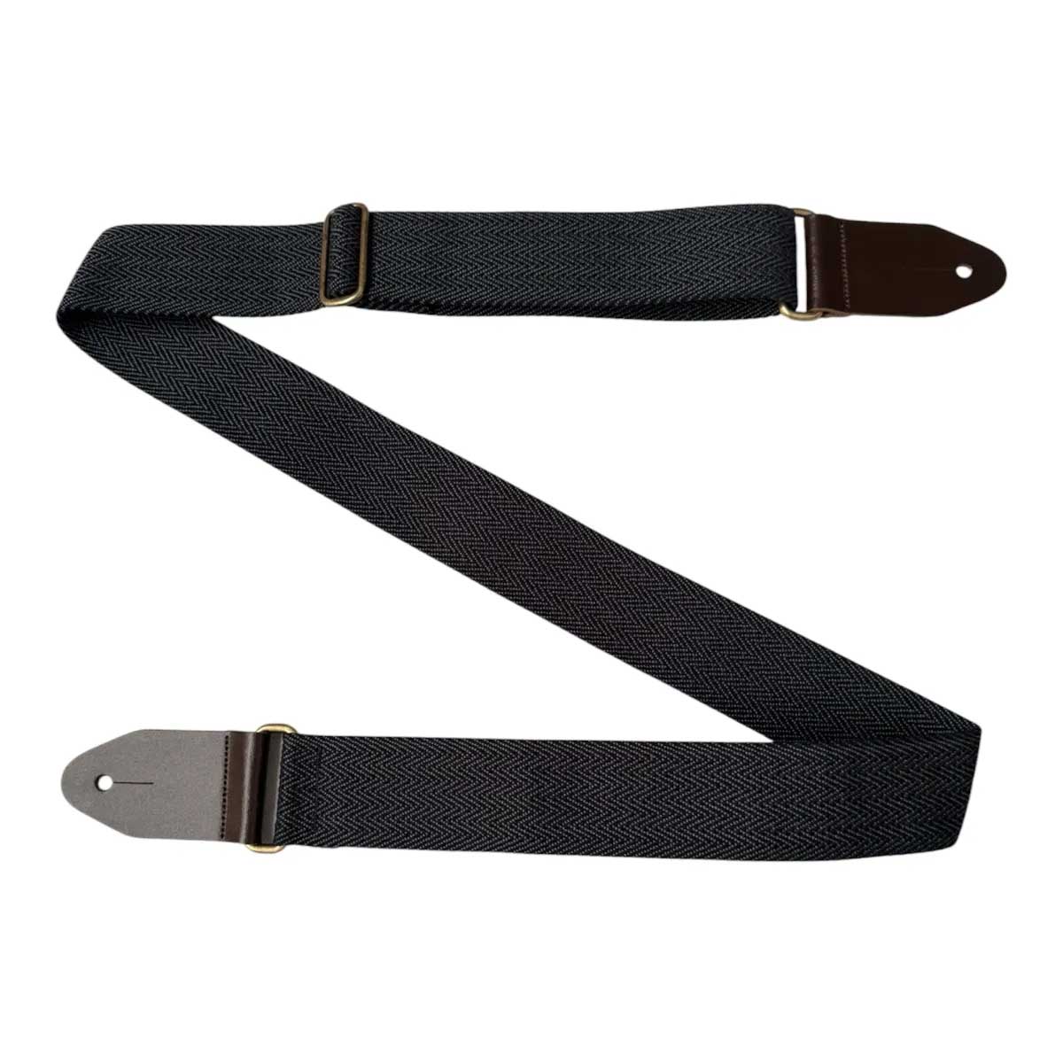 Leathergraft Black/Grey Tweed Strap