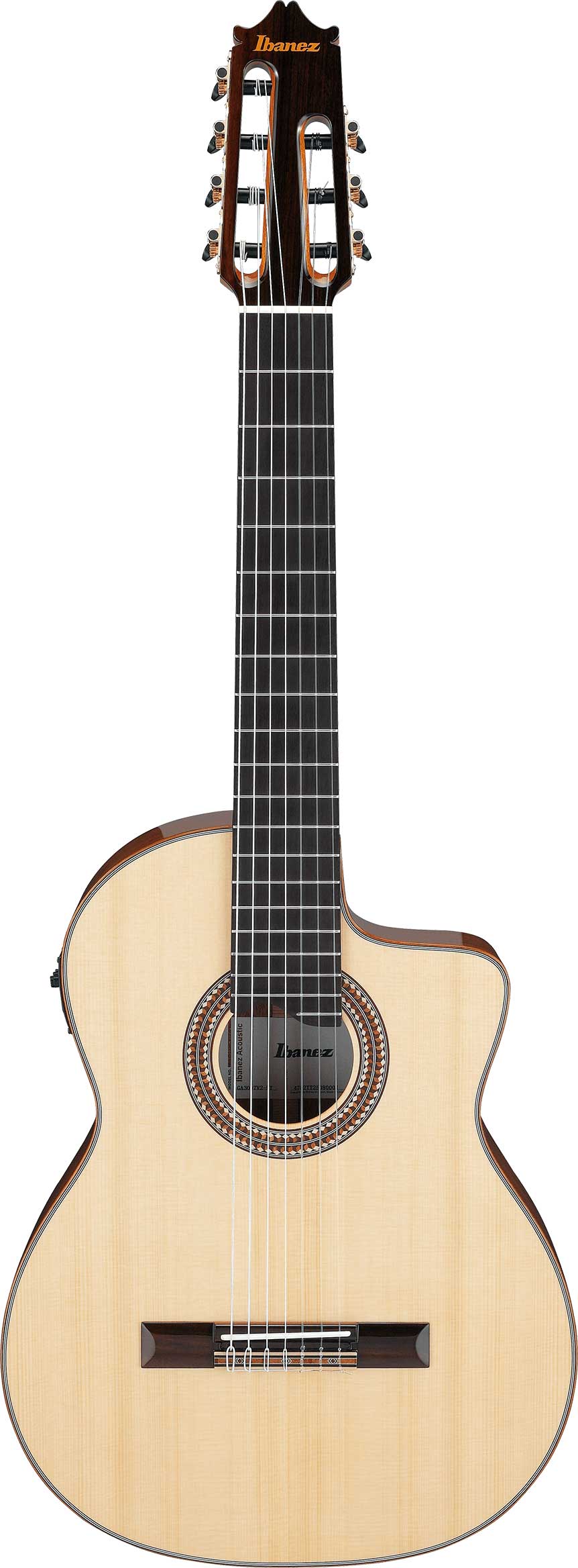 Ibanez GA3007CE Classical Cutaway Electro Acoustic Natural 7-String