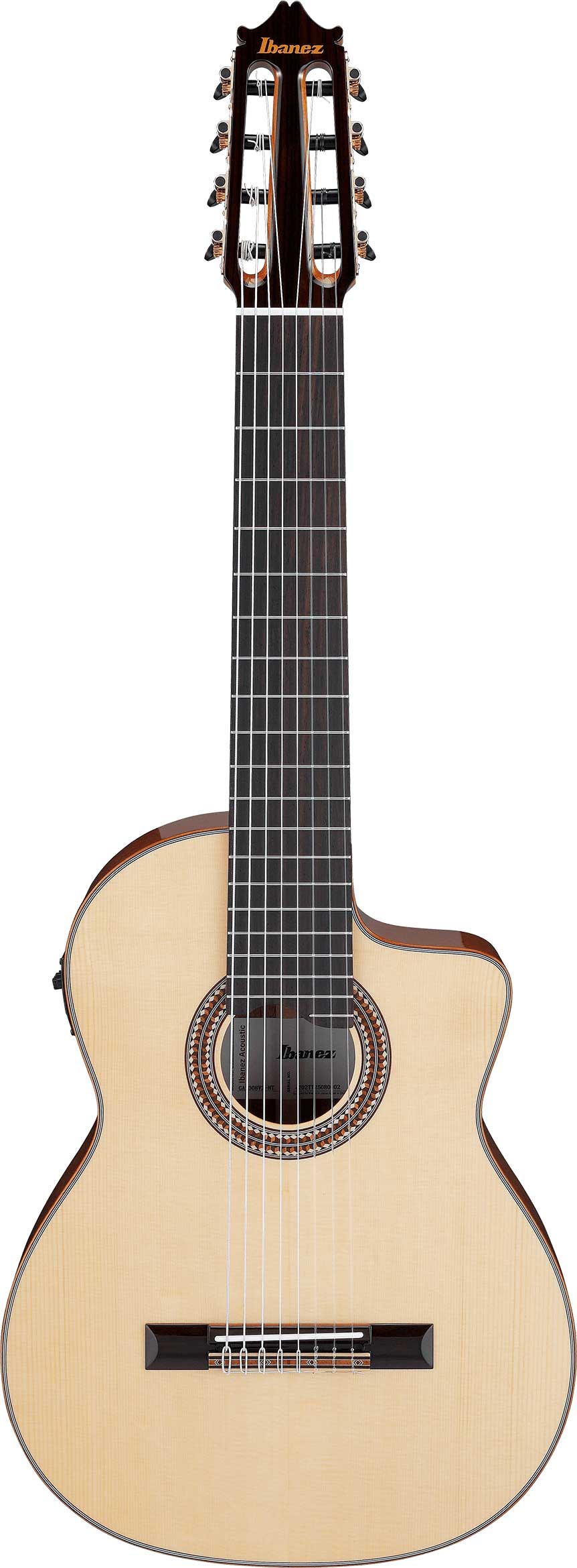 Ibanez GA3008CE Classical Cutaway Electro Acoustic Natural 8-String