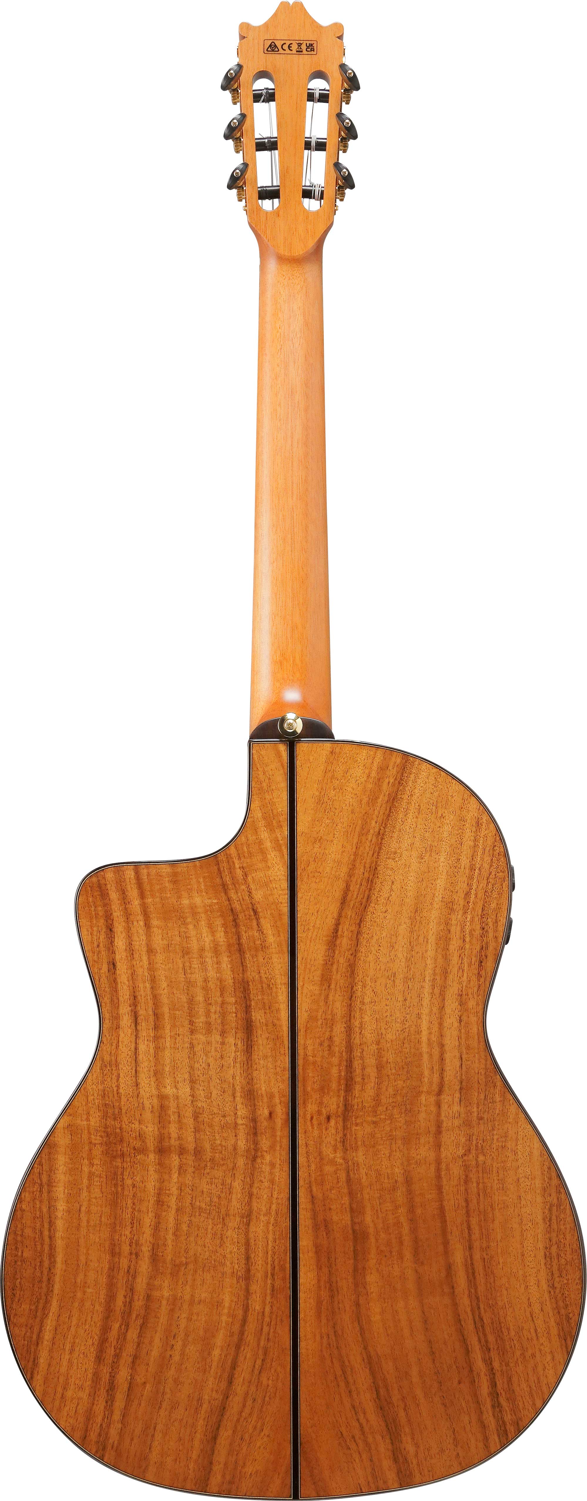 Ibanez GA360TCE Classical Thinline Cutaway Electro Acoustic Transparent Black