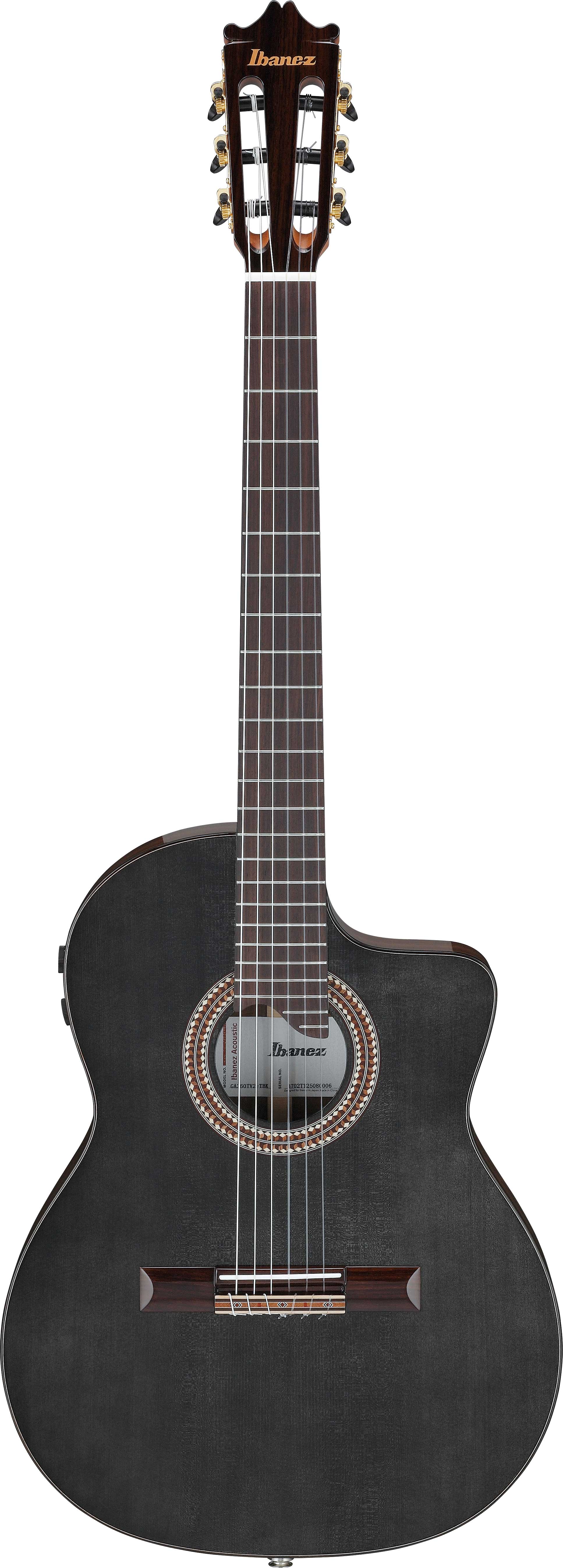 Ibanez GA360TCE Classical Thinline Cutaway Electro Acoustic Transparent Black