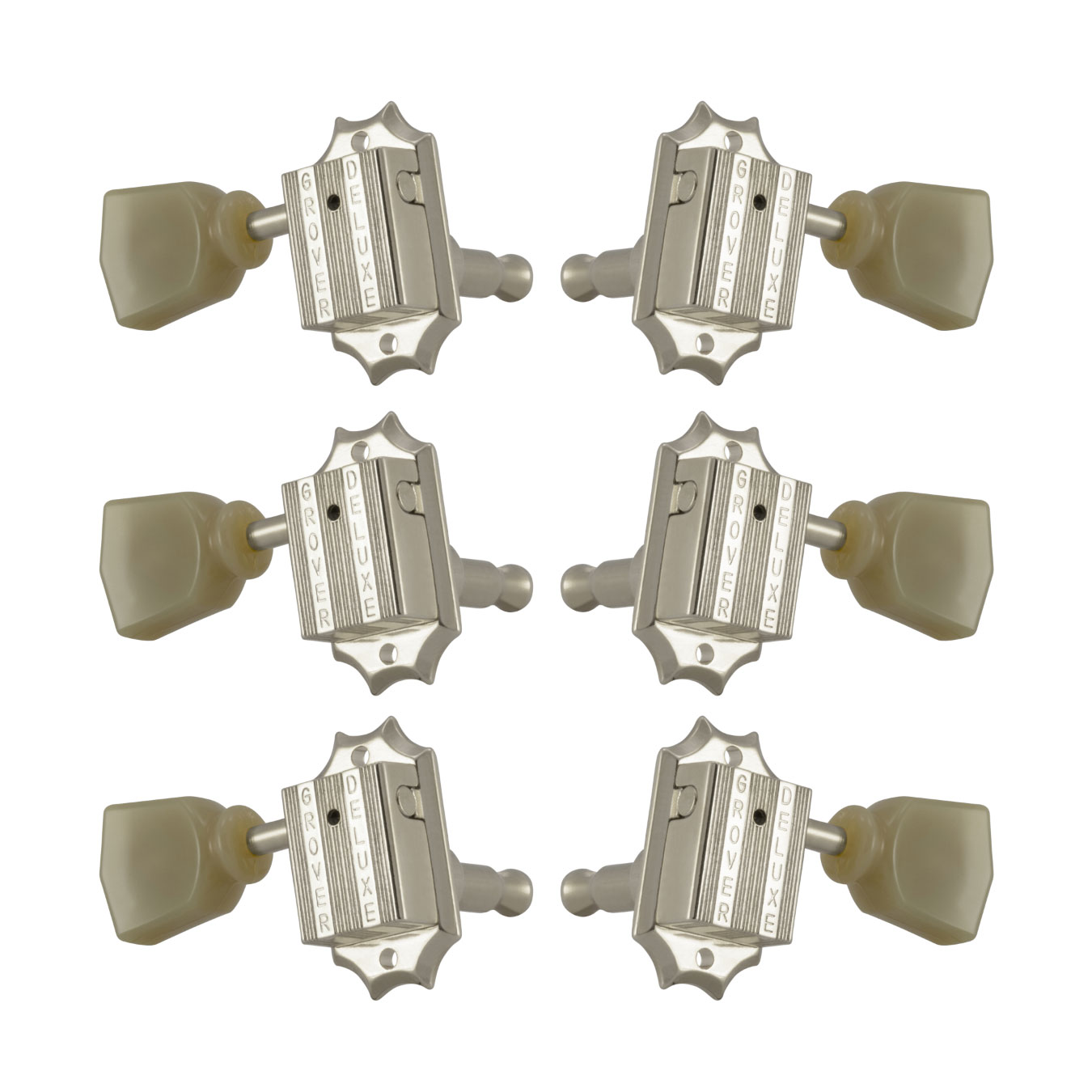 Grover Vintage 135 Series NK Set 3+3 Plastic Keystone Button