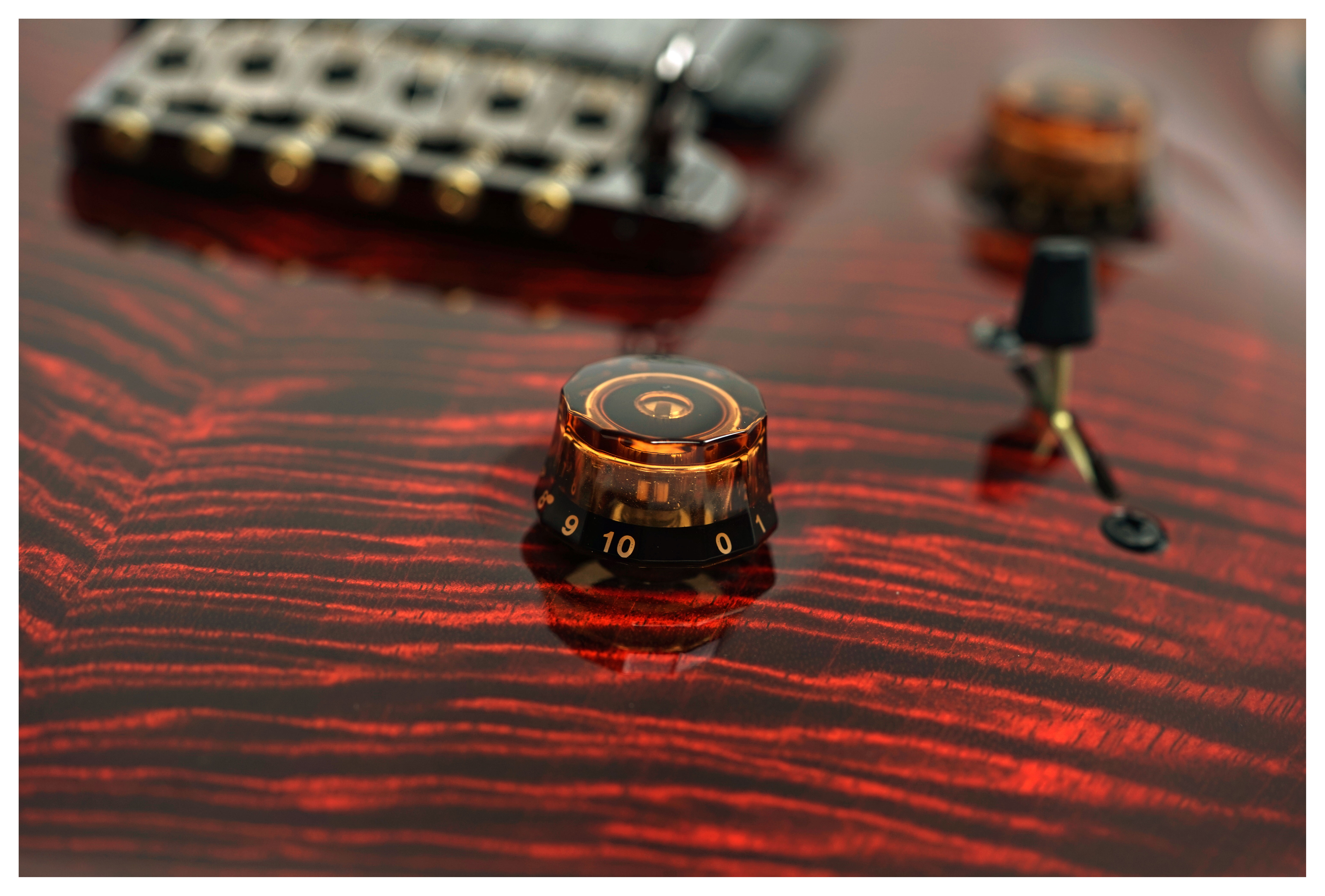 PRS Limited Edition Studio Mango Top Orange Tiger #0421315