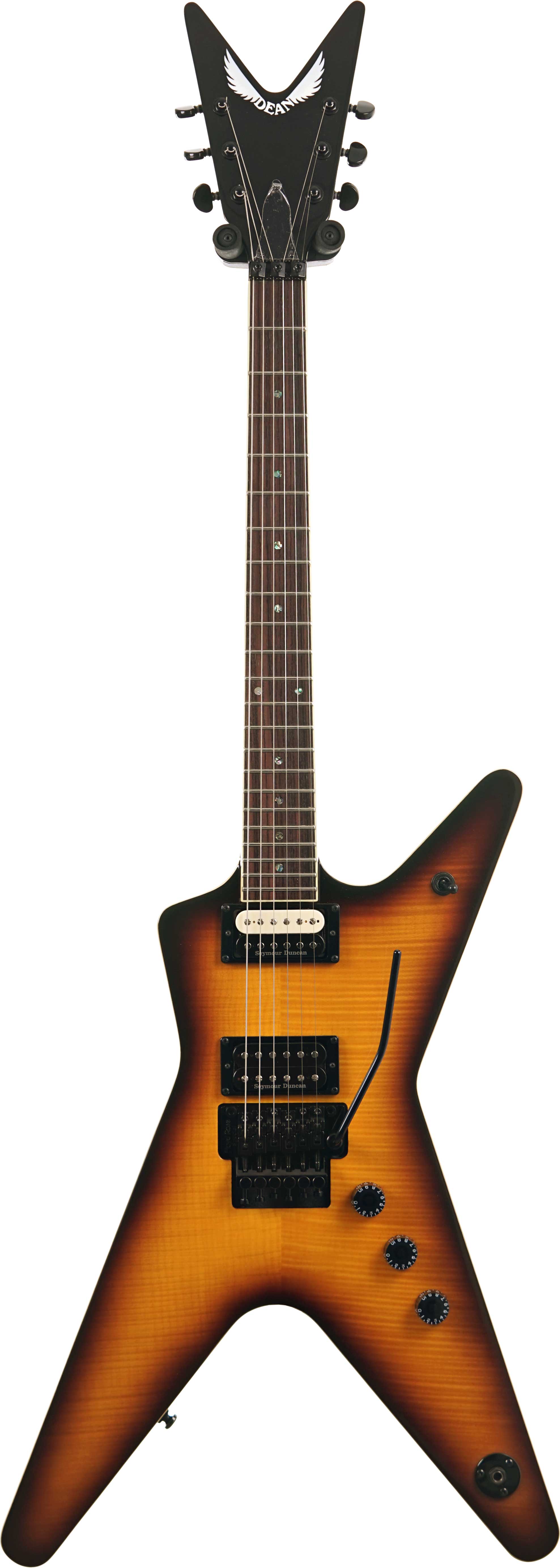 Dean ML 79 Floyd Flame Top Duncans Trans Brazilia