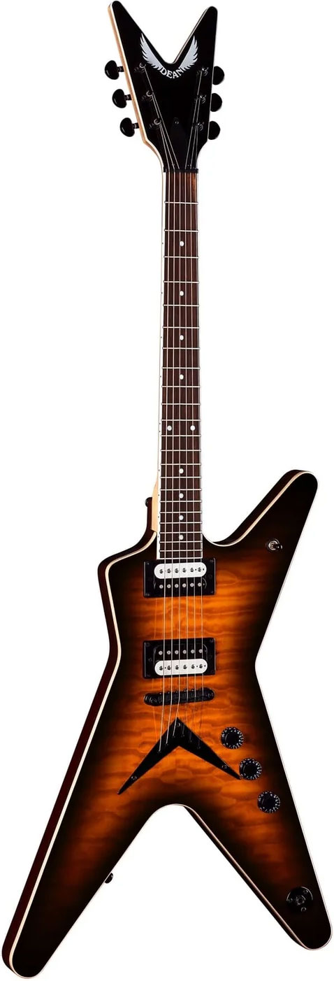 Dean MLX Quilt Maple Trans Brazilia