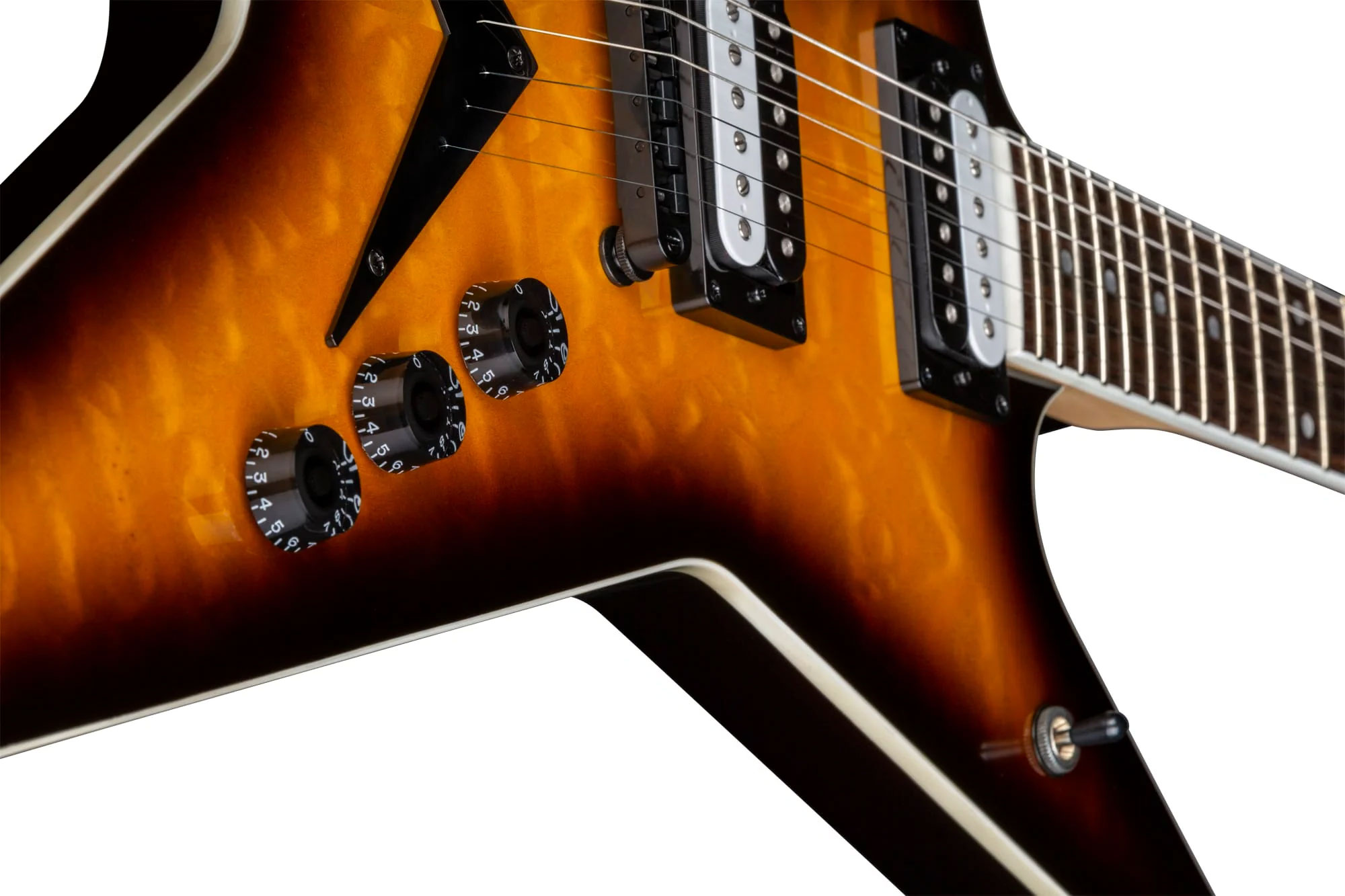 Dean MLX Quilt Maple Trans Brazilia