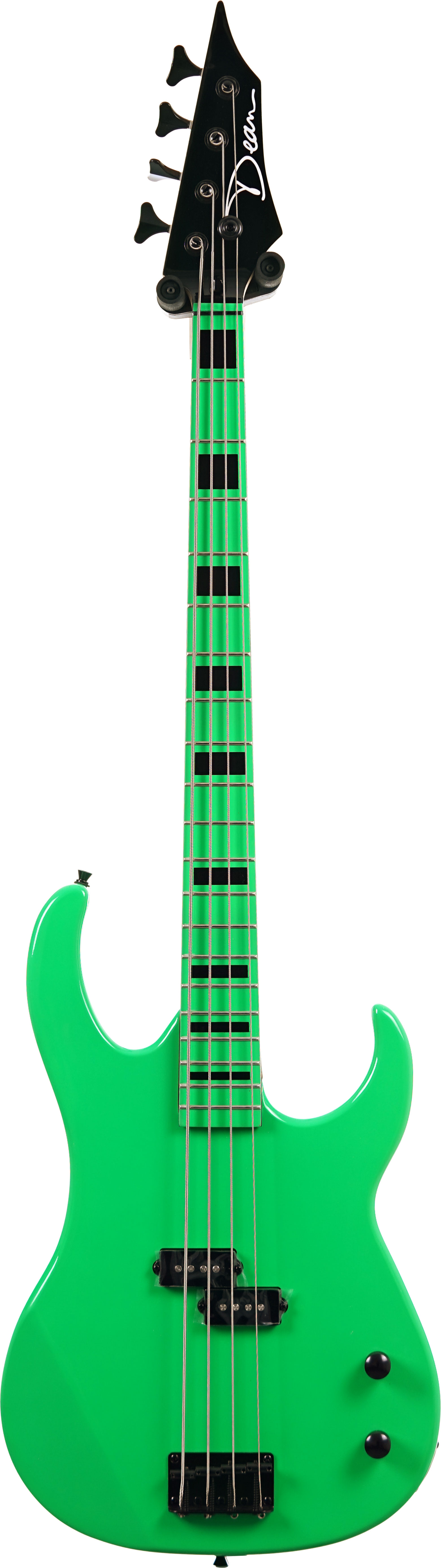 Dean Custom Zone Nuclear Green Bass (Ex-Demo) #Y22100322