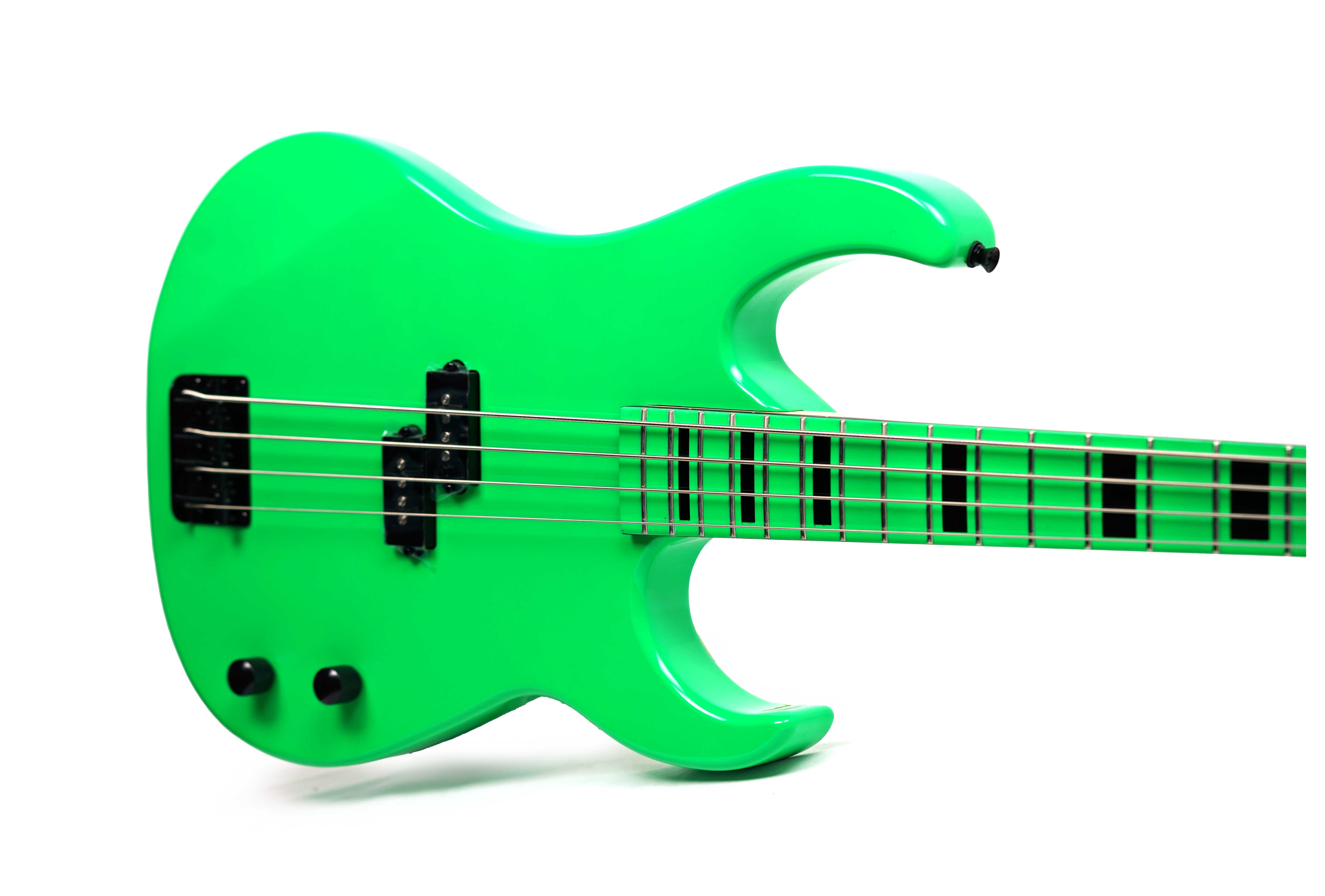 Dean Custom Zone Nuclear Green Bass (Ex-Demo) #Y22100322