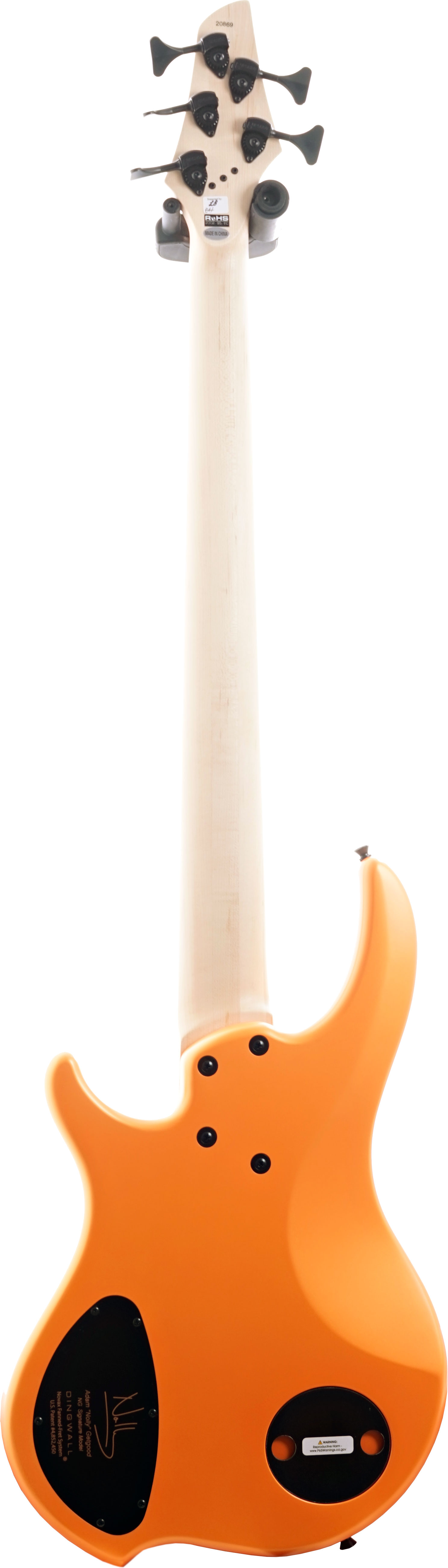 Dingwall NG3 5-String Lambo Orange